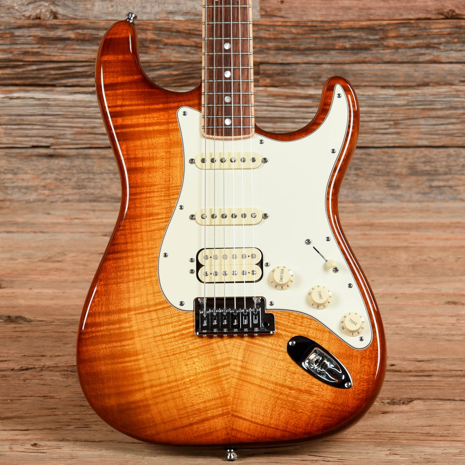 Fender American Select Stratocaster HSS Channel Bound Sunburst 2013 Electric Guitars / Solid Body