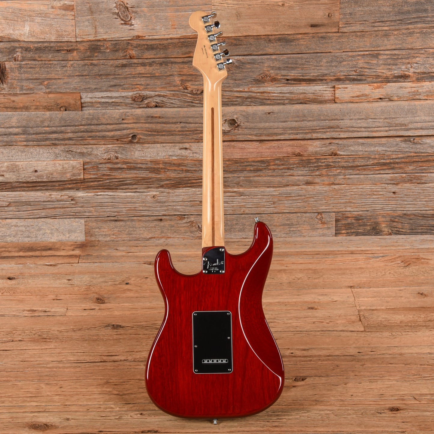 Fender American Select Stratocaster HSS Crimson Red Transparent 2007 Electric Guitars / Solid Body