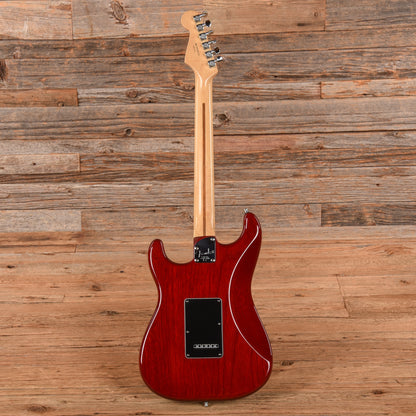 Fender American Select Stratocaster HSS Crimson Red Transparent 2007 Electric Guitars / Solid Body
