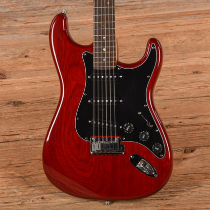 Fender American Select Stratocaster HSS Crimson Red Transparent 2007 Electric Guitars / Solid Body