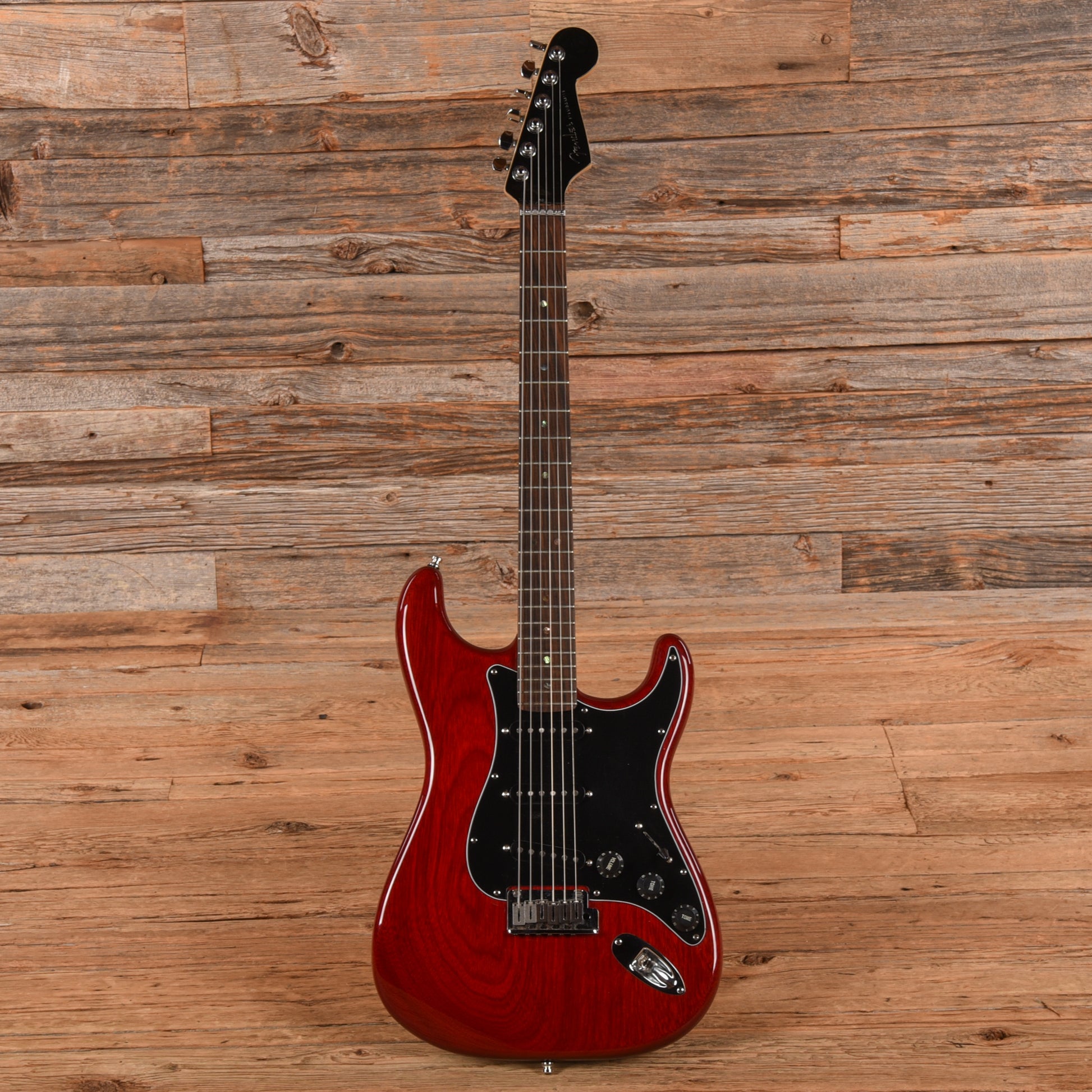 Fender American Select Stratocaster HSS Crimson Red Transparent 2007 Electric Guitars / Solid Body