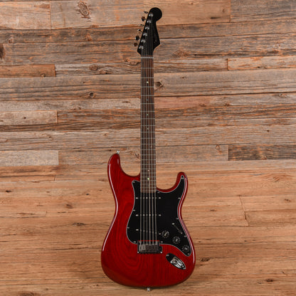 Fender American Select Stratocaster HSS Crimson Red Transparent 2007 Electric Guitars / Solid Body