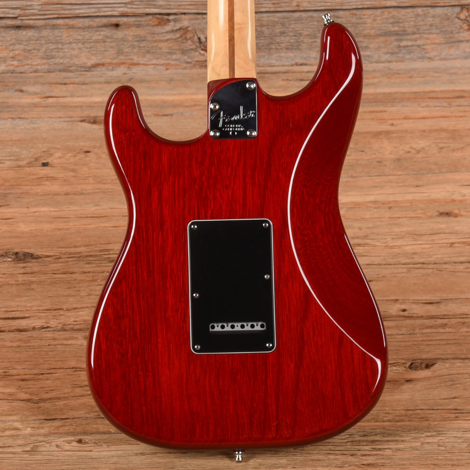 Fender American Select Stratocaster HSS Crimson Red Transparent 2007 Electric Guitars / Solid Body