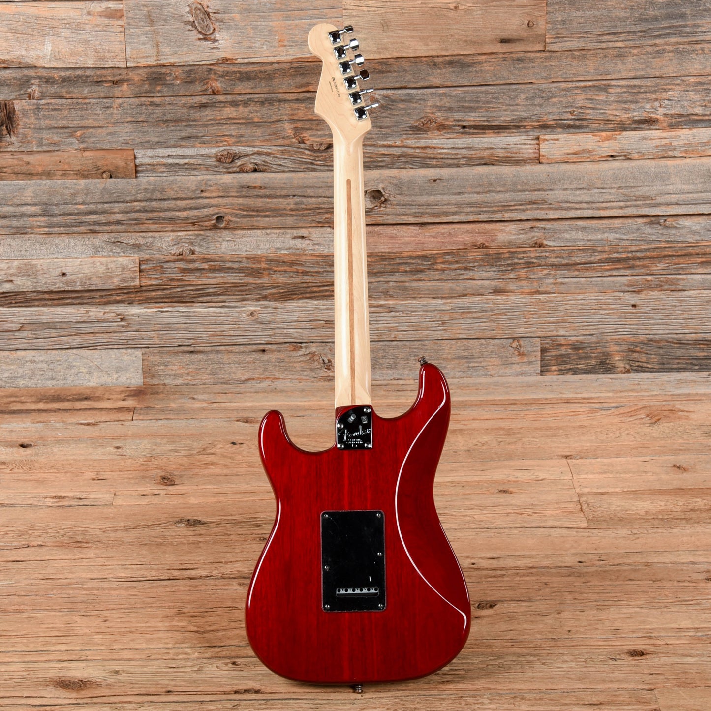Fender American Select Stratocaster HSS Crimson Red Transparent 2008 Electric Guitars / Solid Body