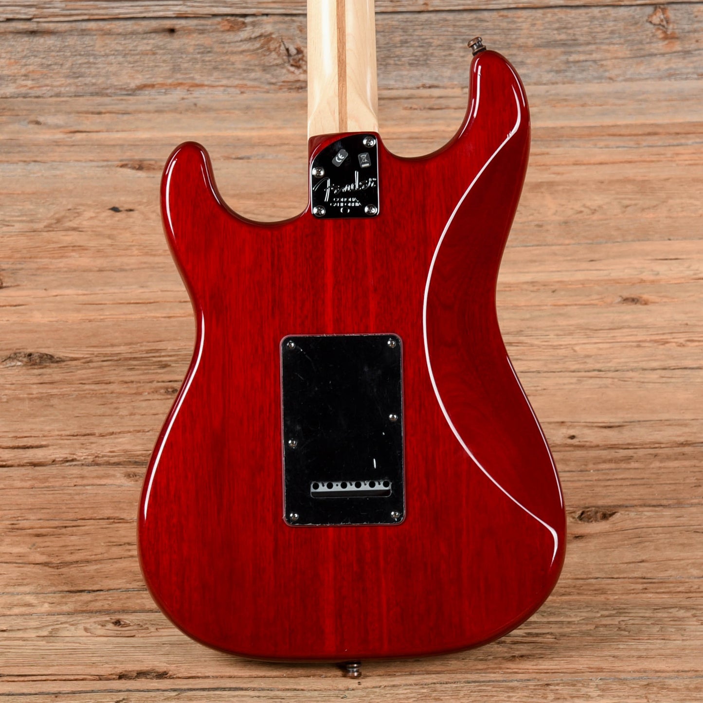 Fender American Select Stratocaster HSS Crimson Red Transparent 2008 Electric Guitars / Solid Body