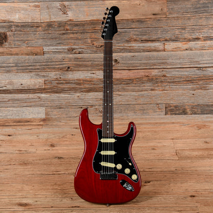 Fender American Select Stratocaster HSS Crimson Red Transparent 2008 Electric Guitars / Solid Body