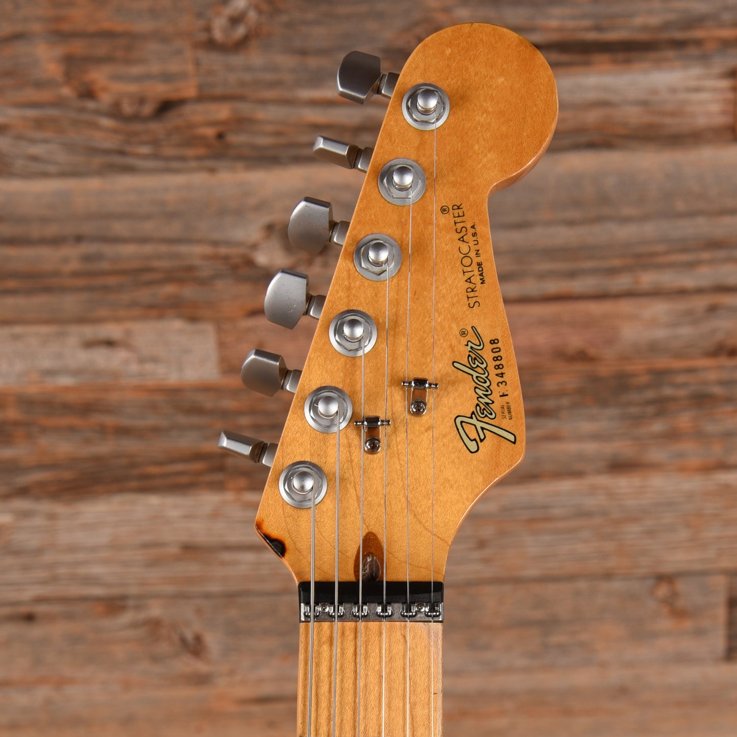 Fender American Series Stratocaster Black 1987 Electric Guitars / Solid Body