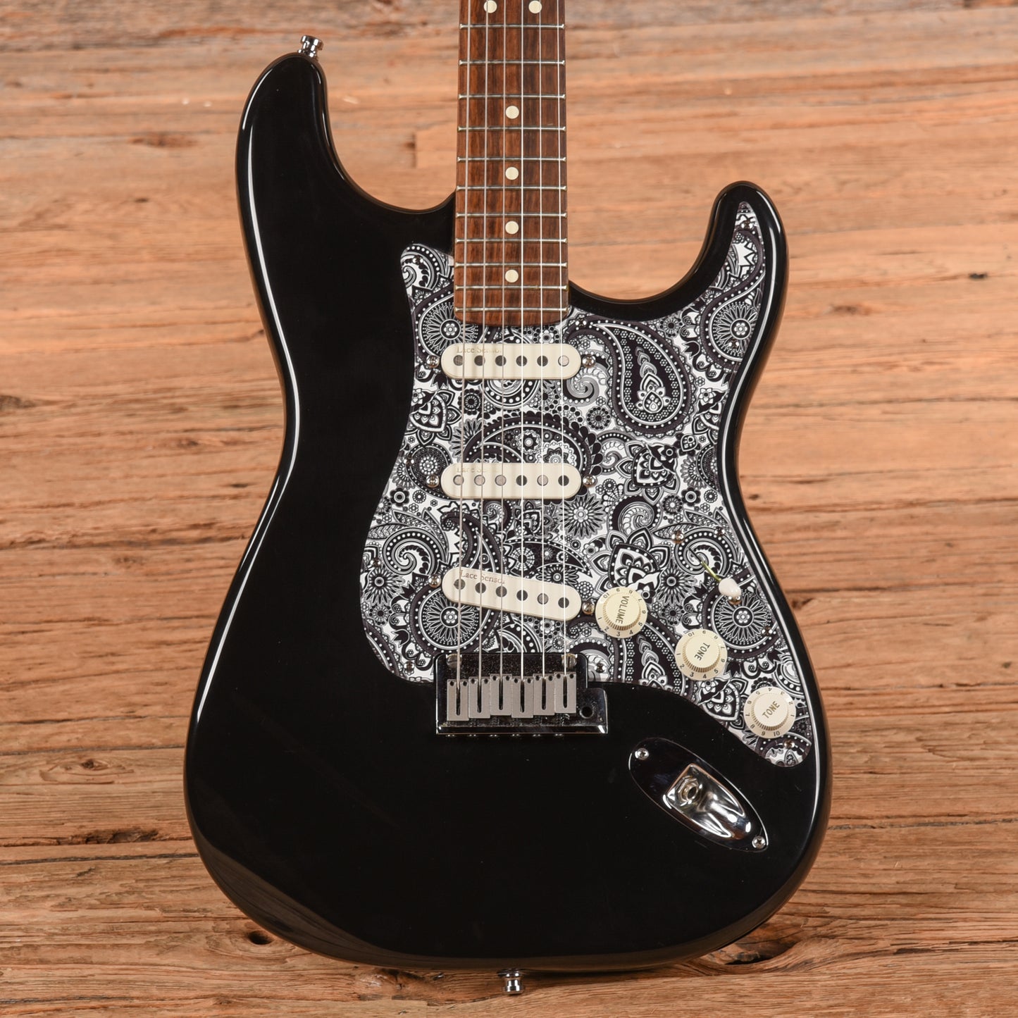 Fender American Series Stratocaster Black 1998 Electric Guitars / Solid Body