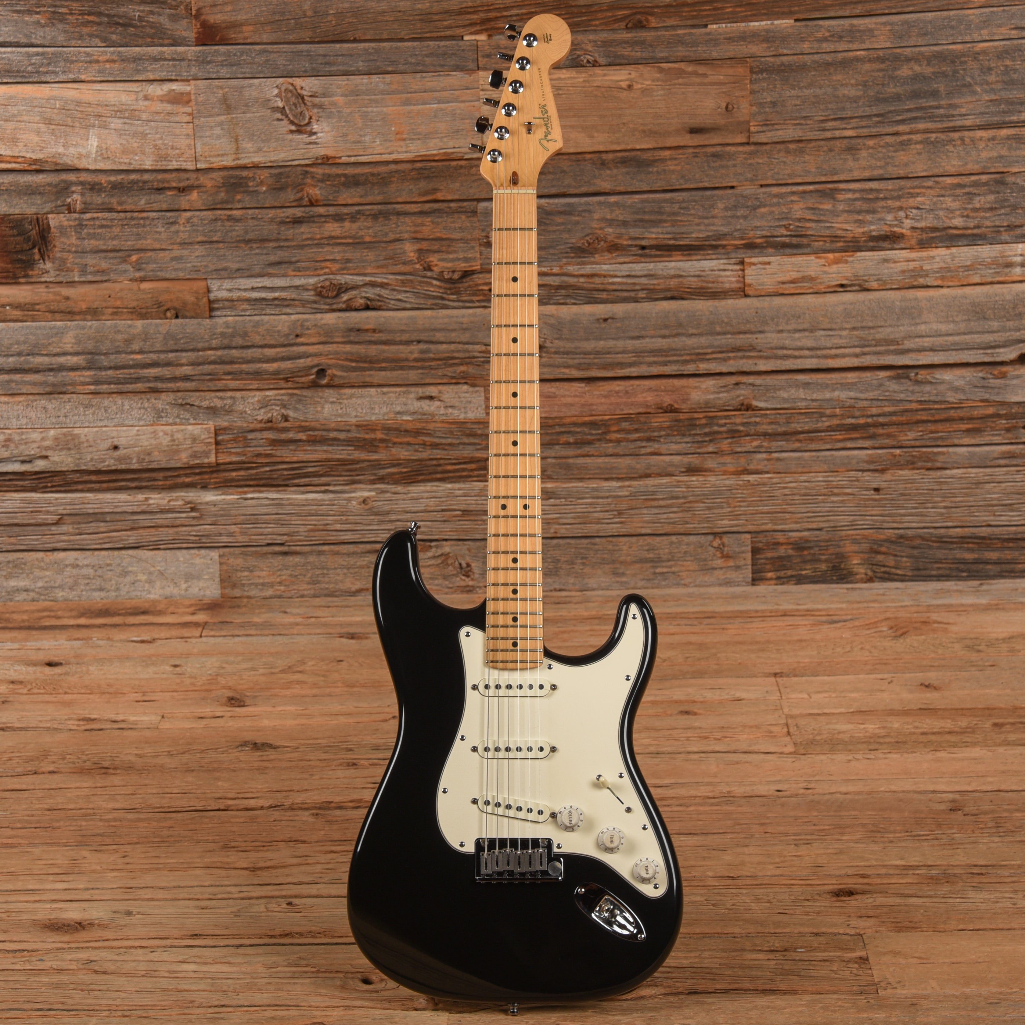 Fender American Series Stratocaster Black 2001 Electric Guitars / Solid Body