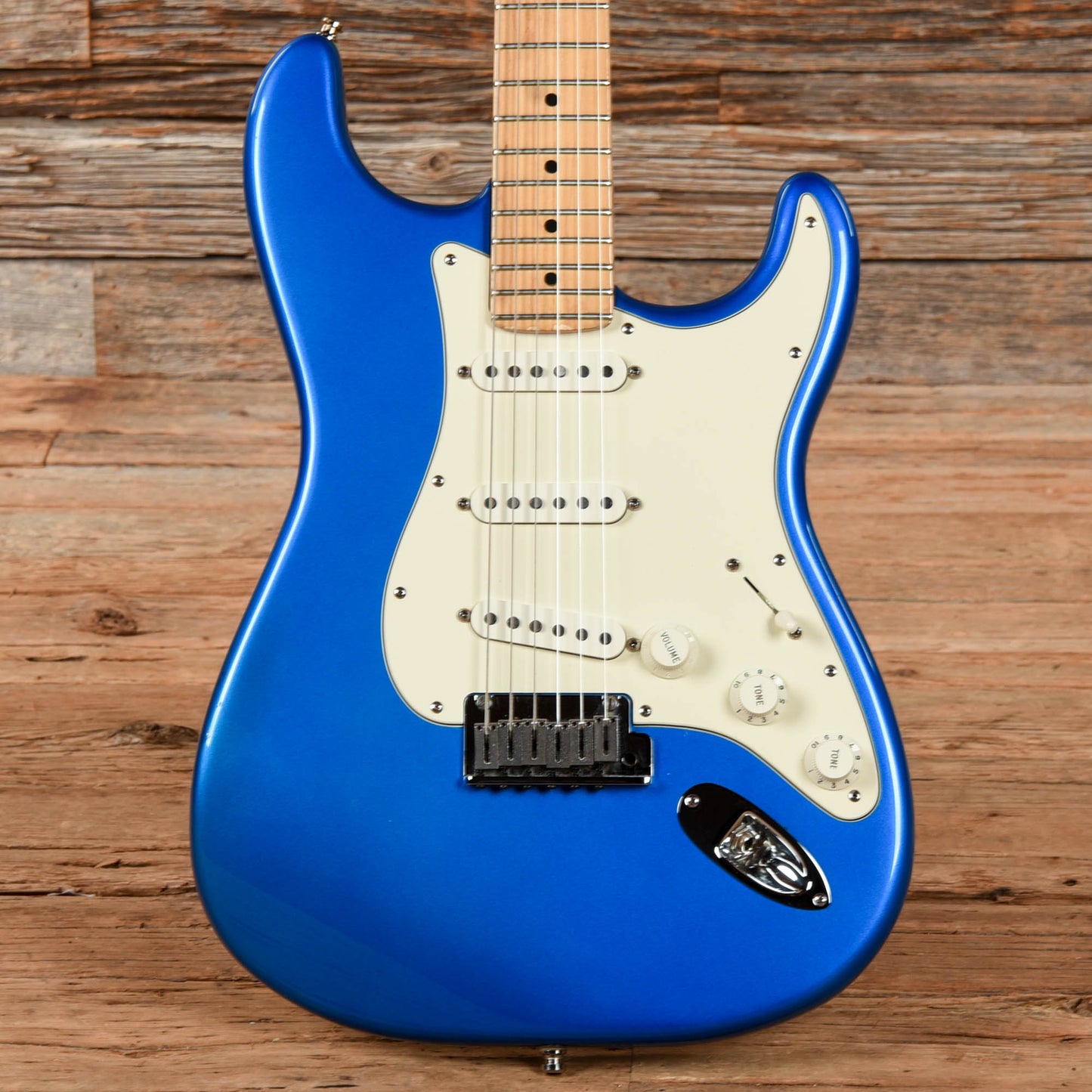 Fender American Series Stratocaster Chrome Blue 2002 Electric Guitars / Solid Body