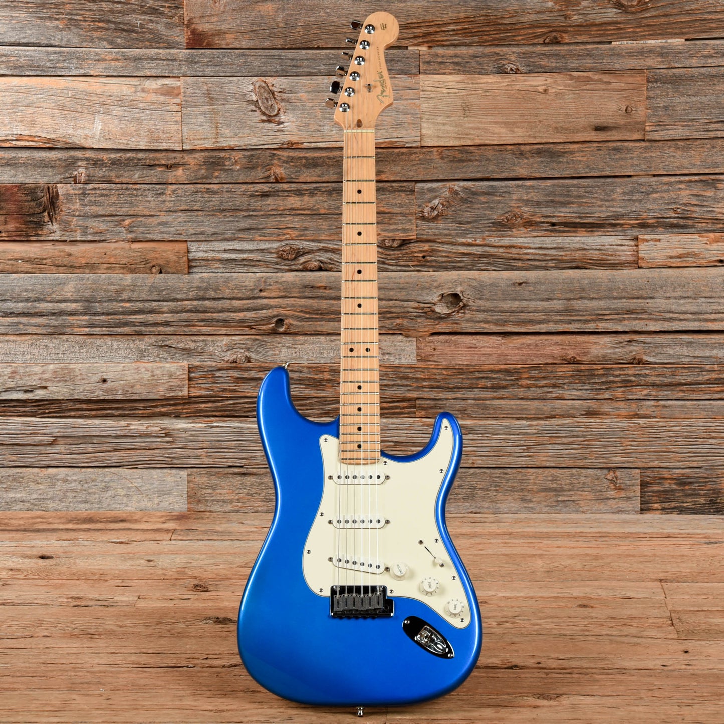 Fender American Series Stratocaster Chrome Blue 2002 Electric Guitars / Solid Body