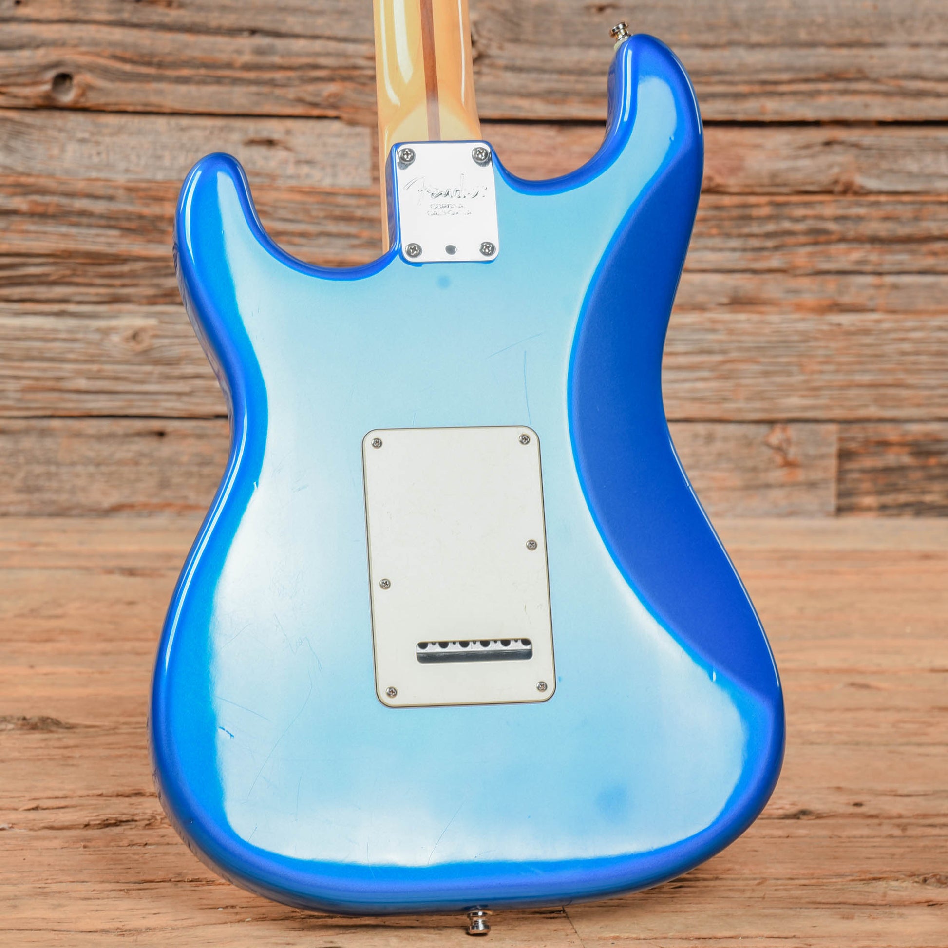 Fender American Series Stratocaster Chrome Blue 2002 Electric Guitars / Solid Body