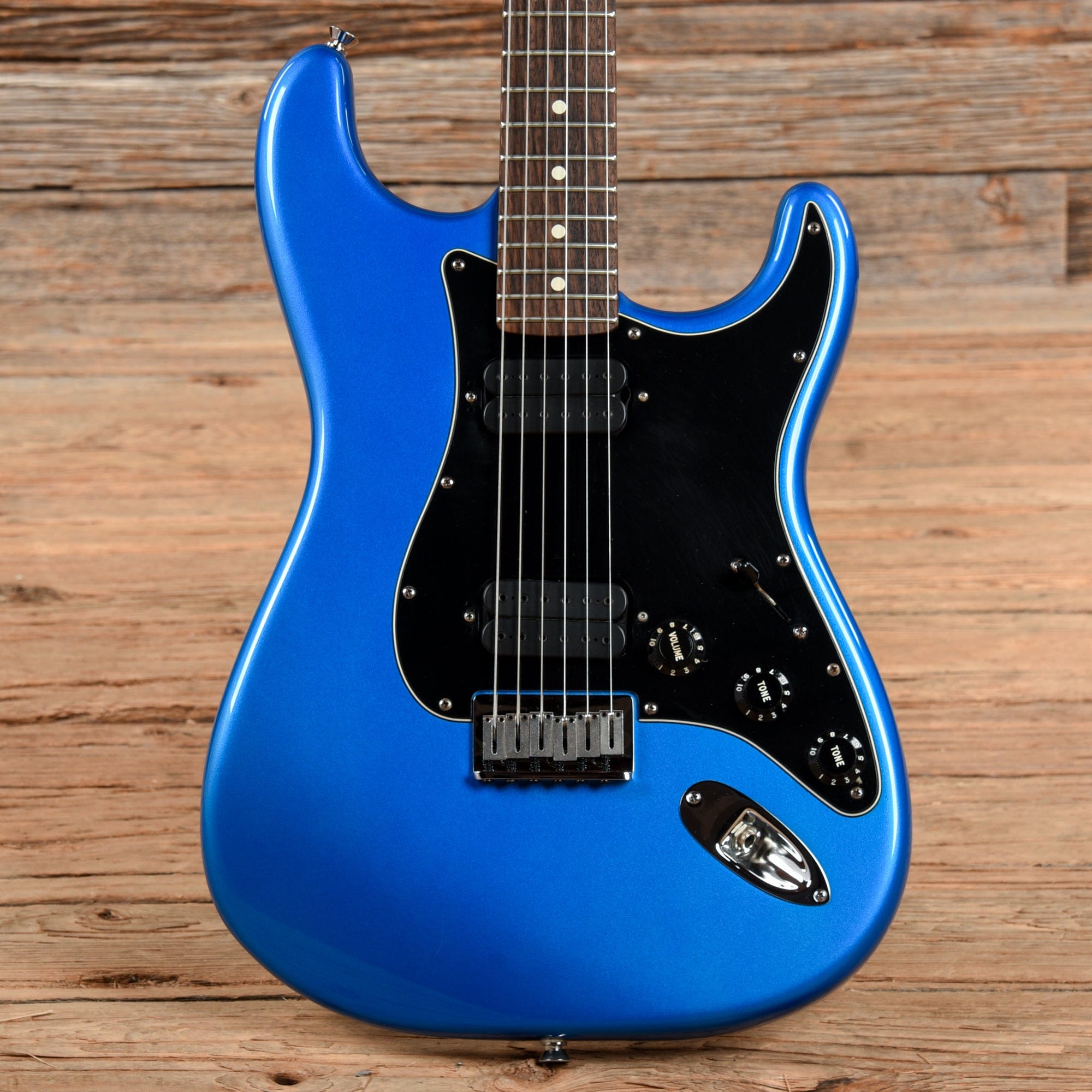 Fender American Series Stratocaster HH Hardtail Chrome Blue 2003 Electric Guitars / Solid Body