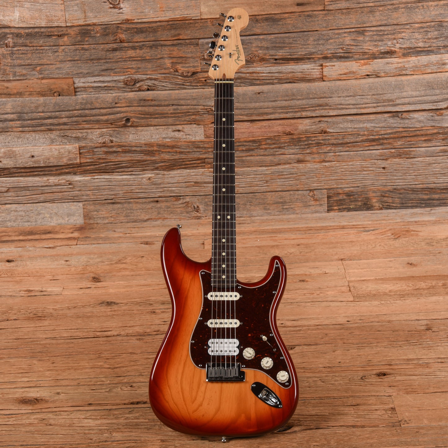 Fender American Series Stratocaster HSS Sienna Sunburst 2005 Electric Guitars / Solid Body