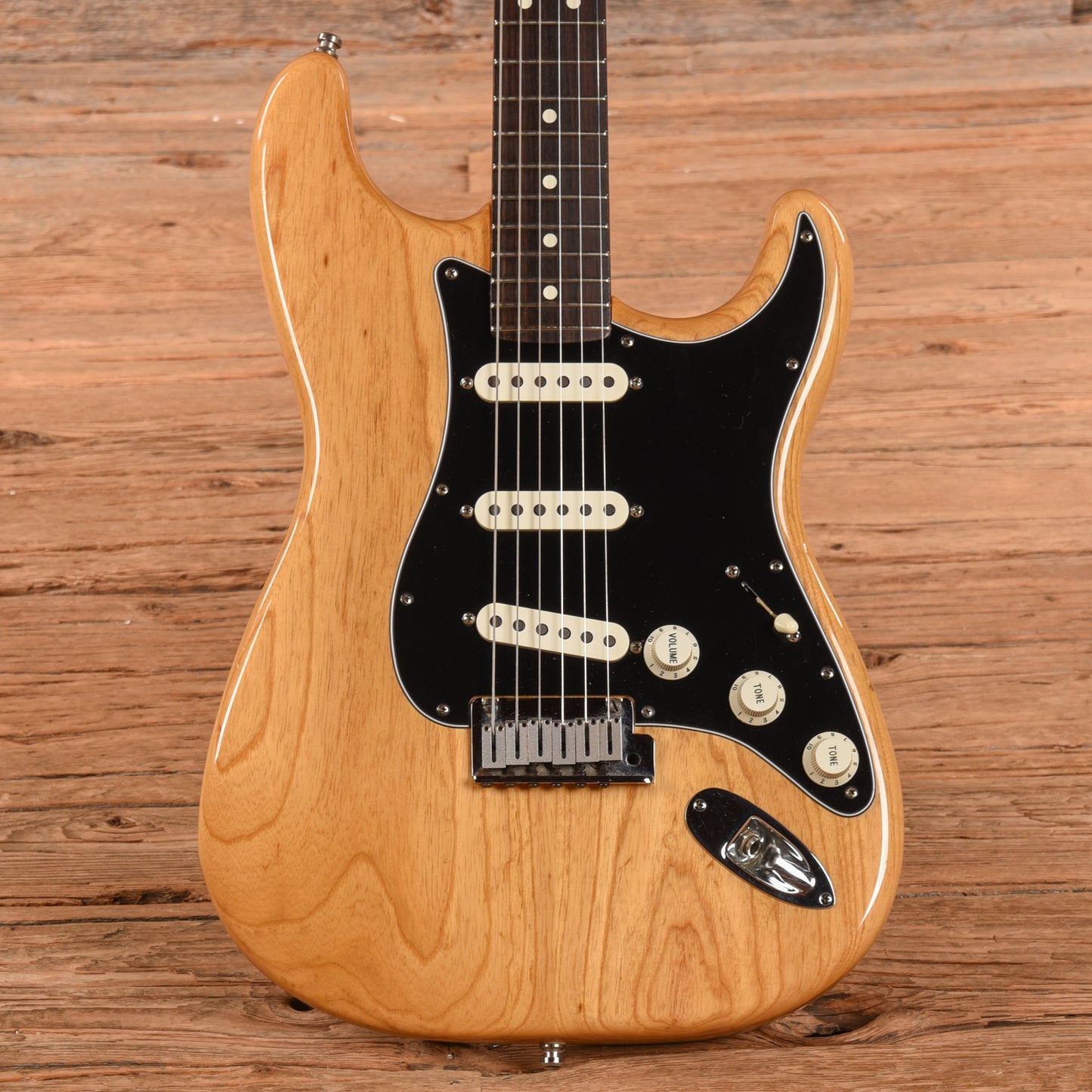 Fender American Series Stratocaster Natural 1989 Electric Guitars / Solid Body
