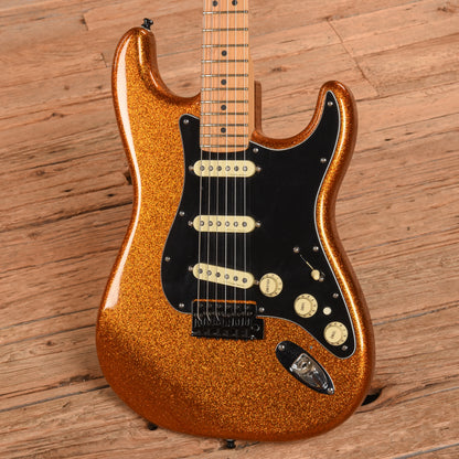 Fender American Series Stratocaster Neck with Unknown Body Gold Sparkle Electric Guitars / Solid Body