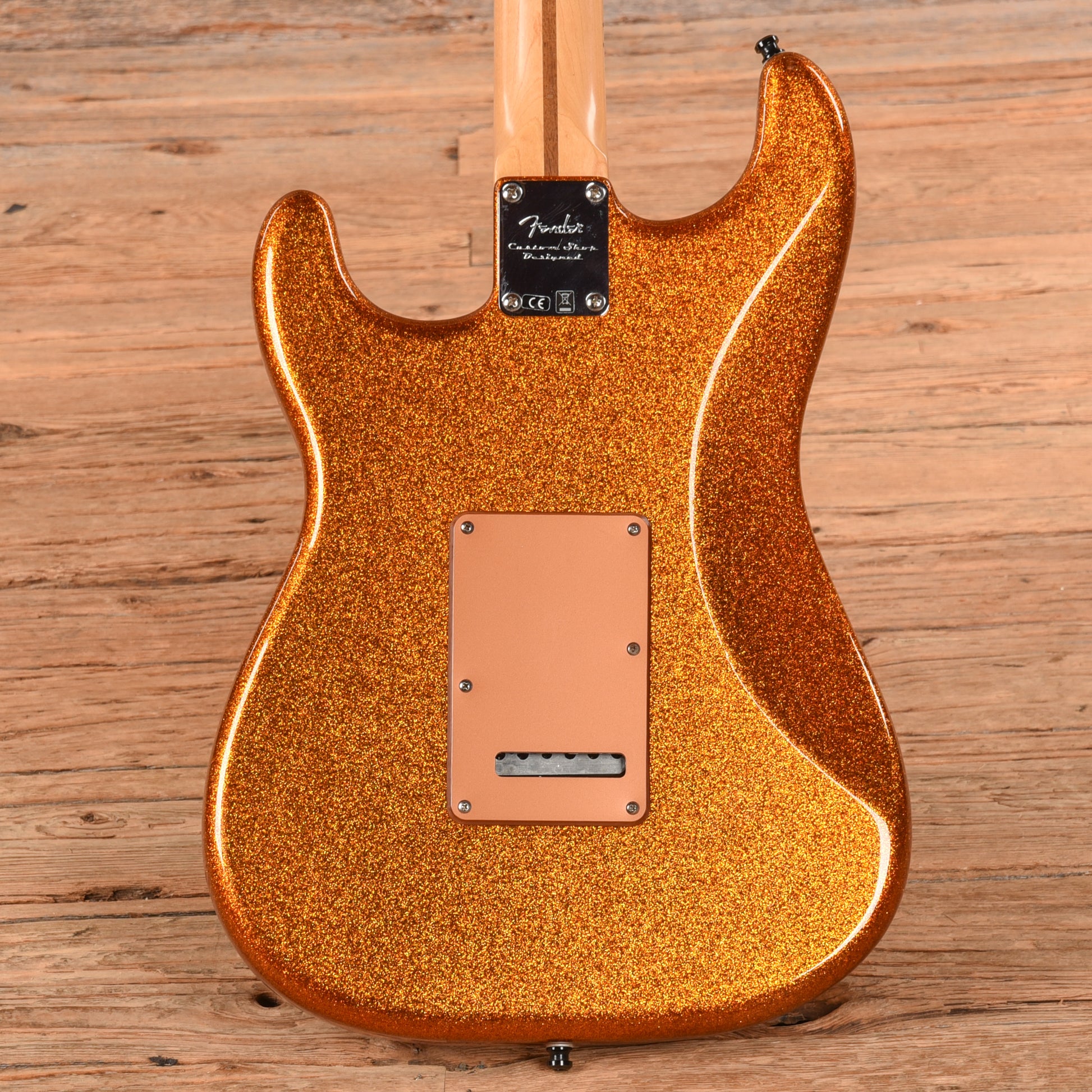 Fender American Series Stratocaster Neck with Unknown Body Gold Sparkle Electric Guitars / Solid Body