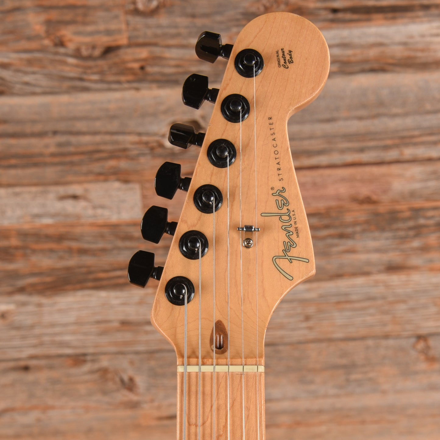 Fender American Series Stratocaster Neck with Unknown Body Gold Sparkle Electric Guitars / Solid Body