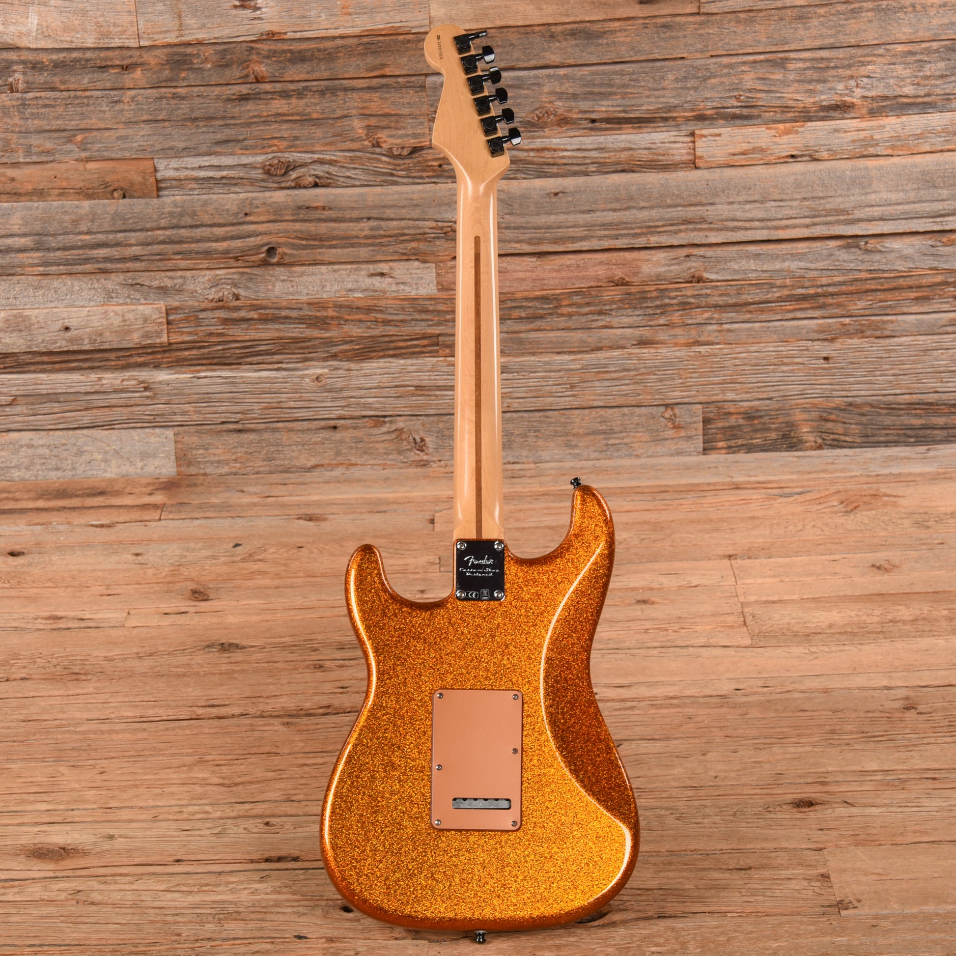 Fender American Series Stratocaster Neck with Unknown Body Gold Sparkle Electric Guitars / Solid Body
