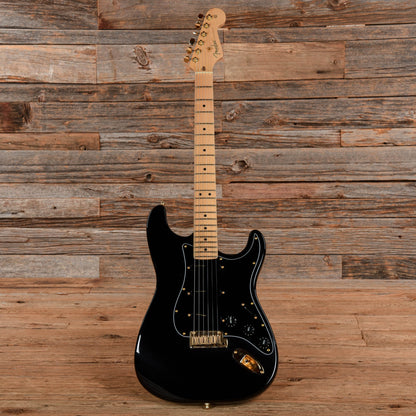Fender American Series Stratocaster Neck with Unknown Fender Body Black Electric Guitars / Solid Body