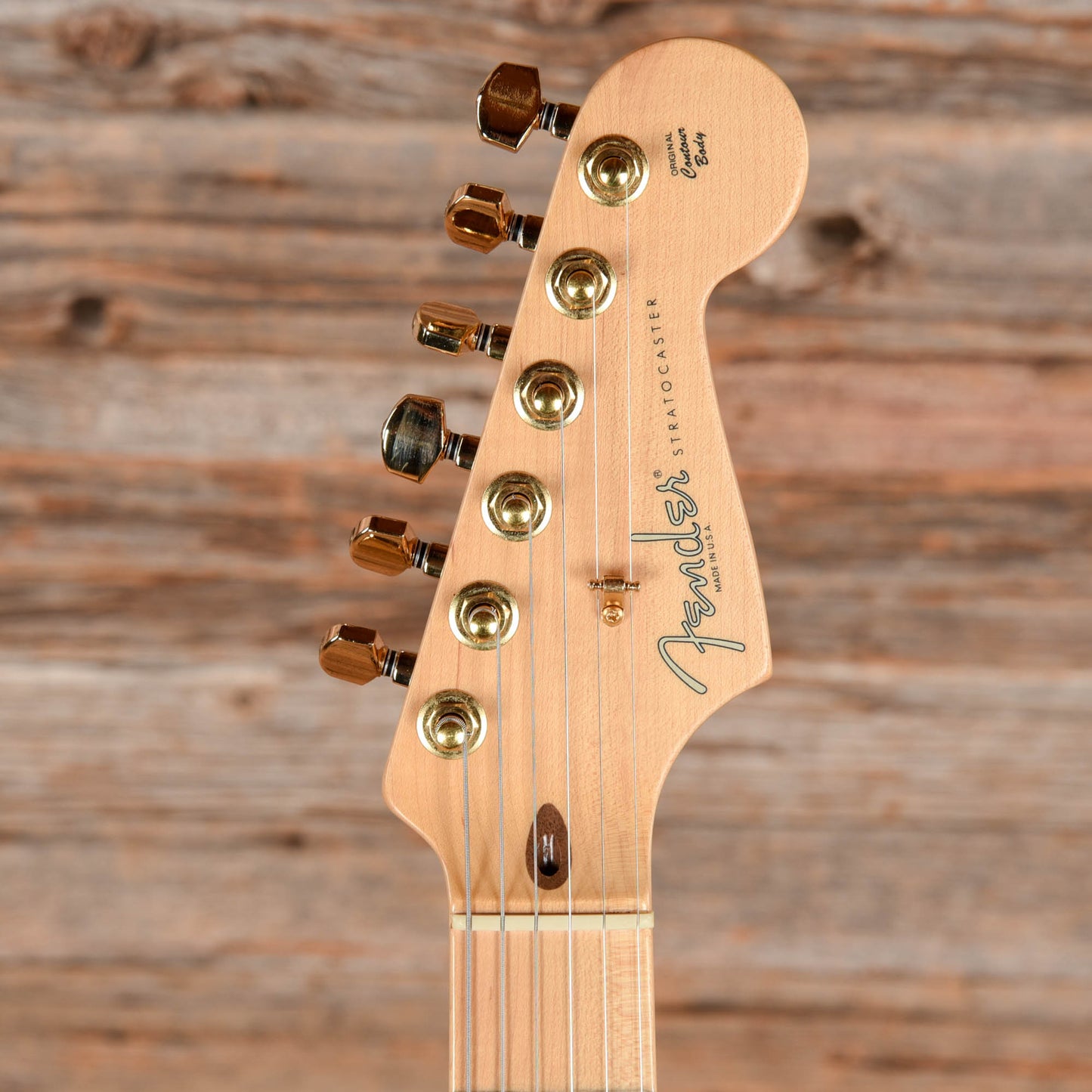 Fender American Series Stratocaster Neck with Unknown Fender Body Black Electric Guitars / Solid Body