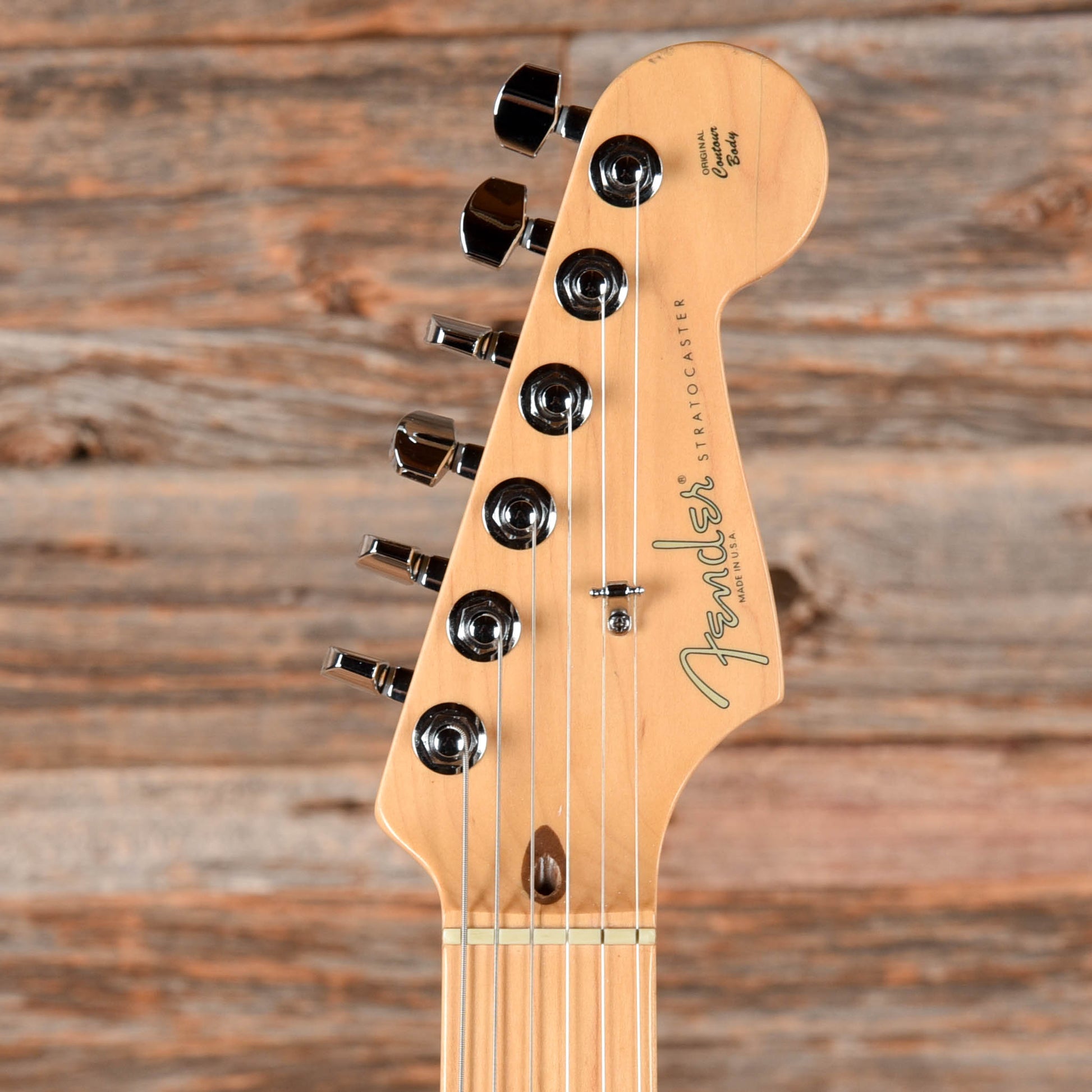 Fender American Series Stratocaster Neck with Unknown Fender Body Bordeaux Metallic Electric Guitars / Solid Body