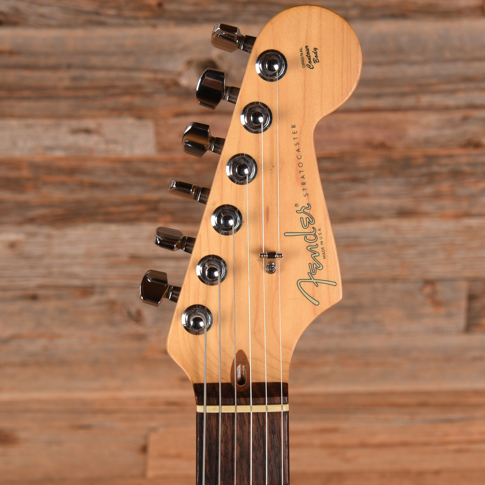 Fender American Series Stratocaster Neck with Unknown Fender Body Fiesta Red Electric Guitars / Solid Body