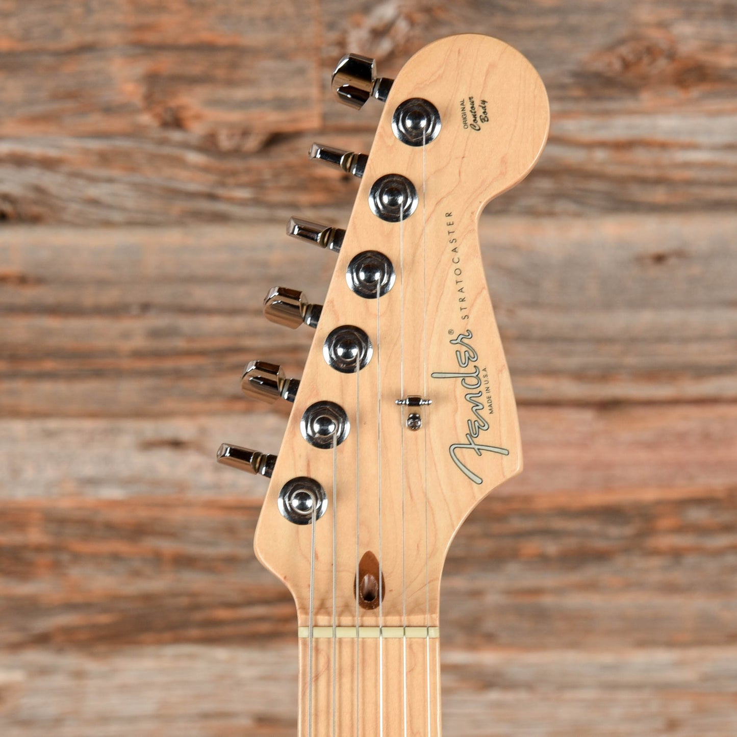 Fender American Series Stratocaster Neck with Unknown Fender Body Metallic Blue Electric Guitars / Solid Body