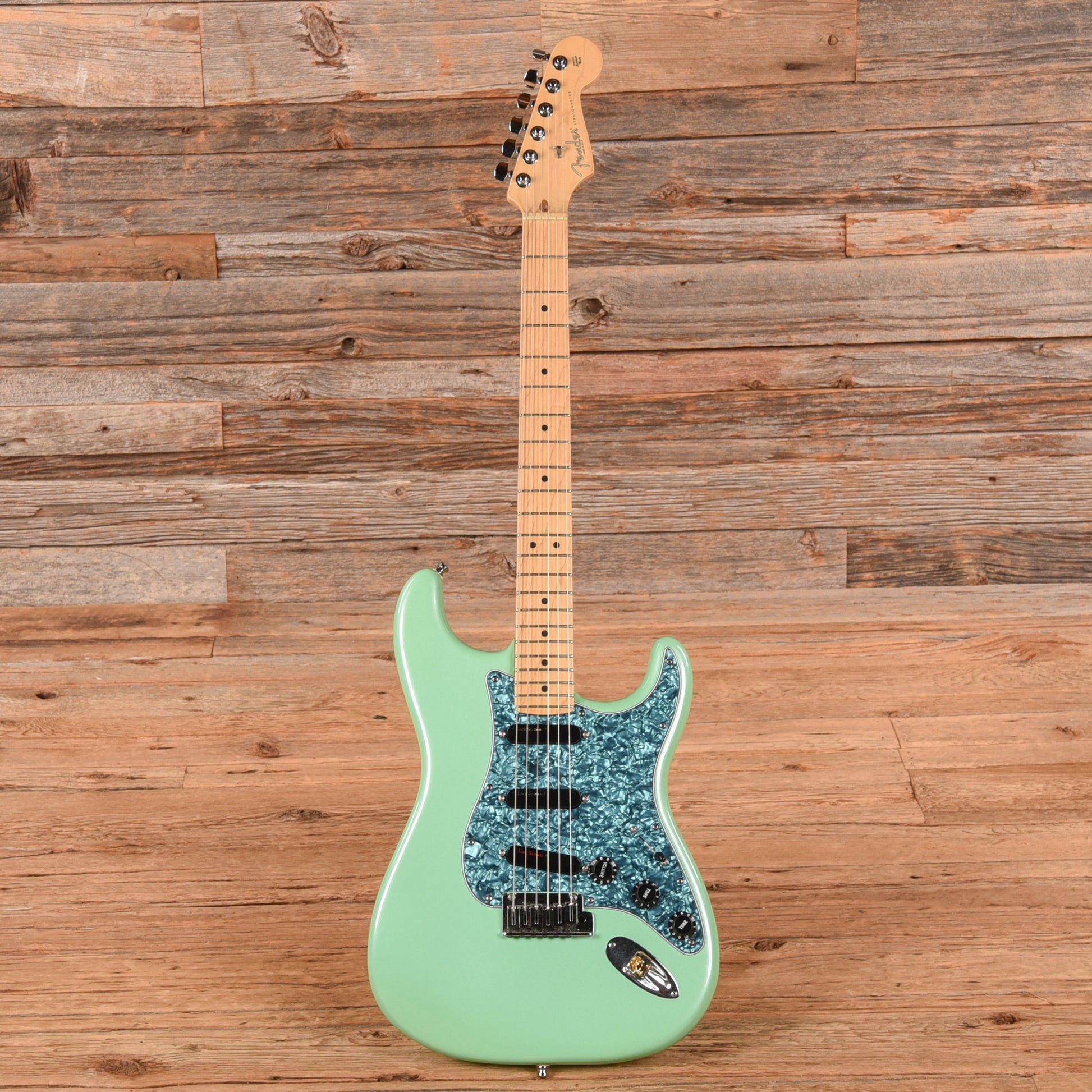 Fender American Series Stratocaster Neck with Unknown Fender Body Surf Pearl Electric Guitars / Solid Body