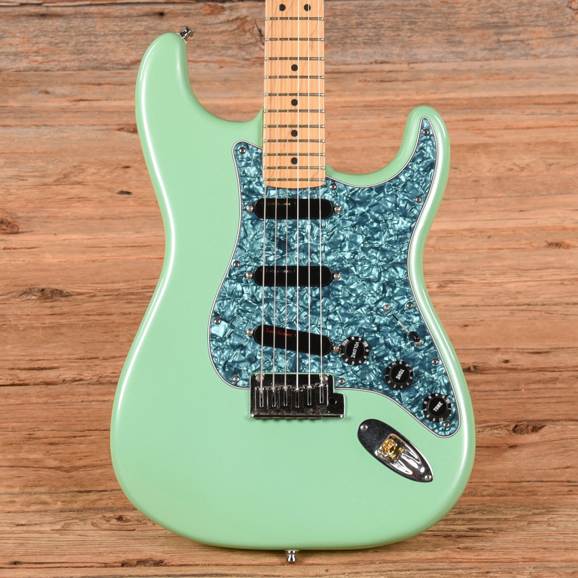 Fender American Series Stratocaster Neck with Unknown Fender Body Surf Pearl Electric Guitars / Solid Body