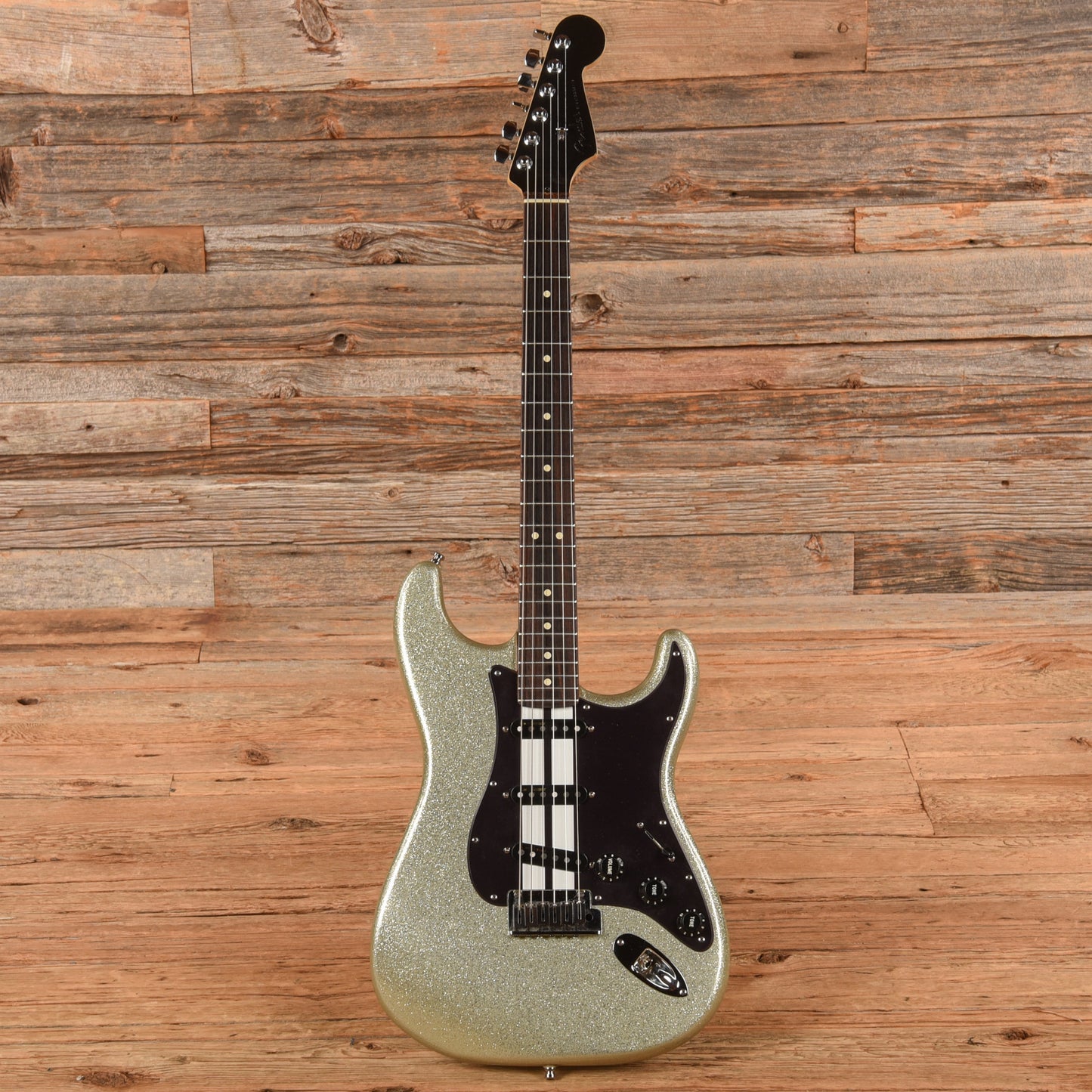 Fender American Series Stratocaster Silver Sparkle 2001 Electric Guitars / Solid Body