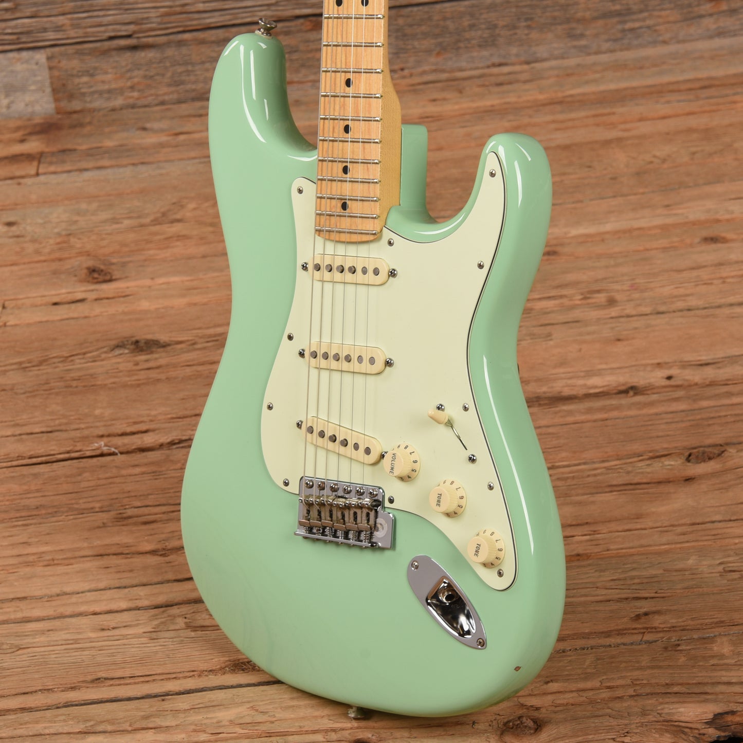 Fender American Special Stratocaster Surf Green 2013 Electric Guitars / Solid Body