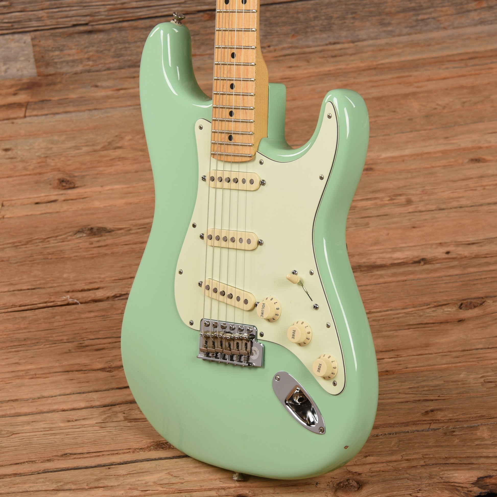Fender American Special Stratocaster Surf Green 2013 Electric Guitars / Solid Body