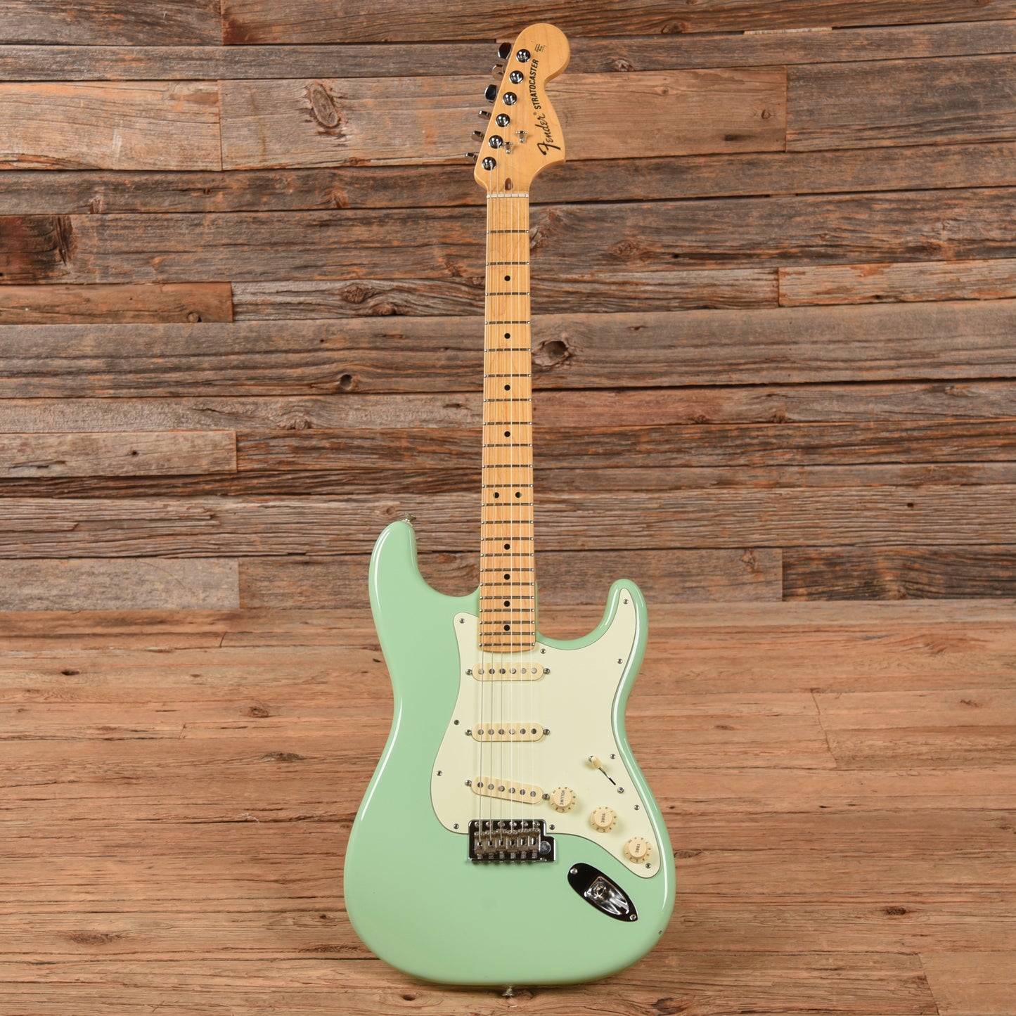 Fender American Special Stratocaster Surf Green 2013 Electric Guitars / Solid Body