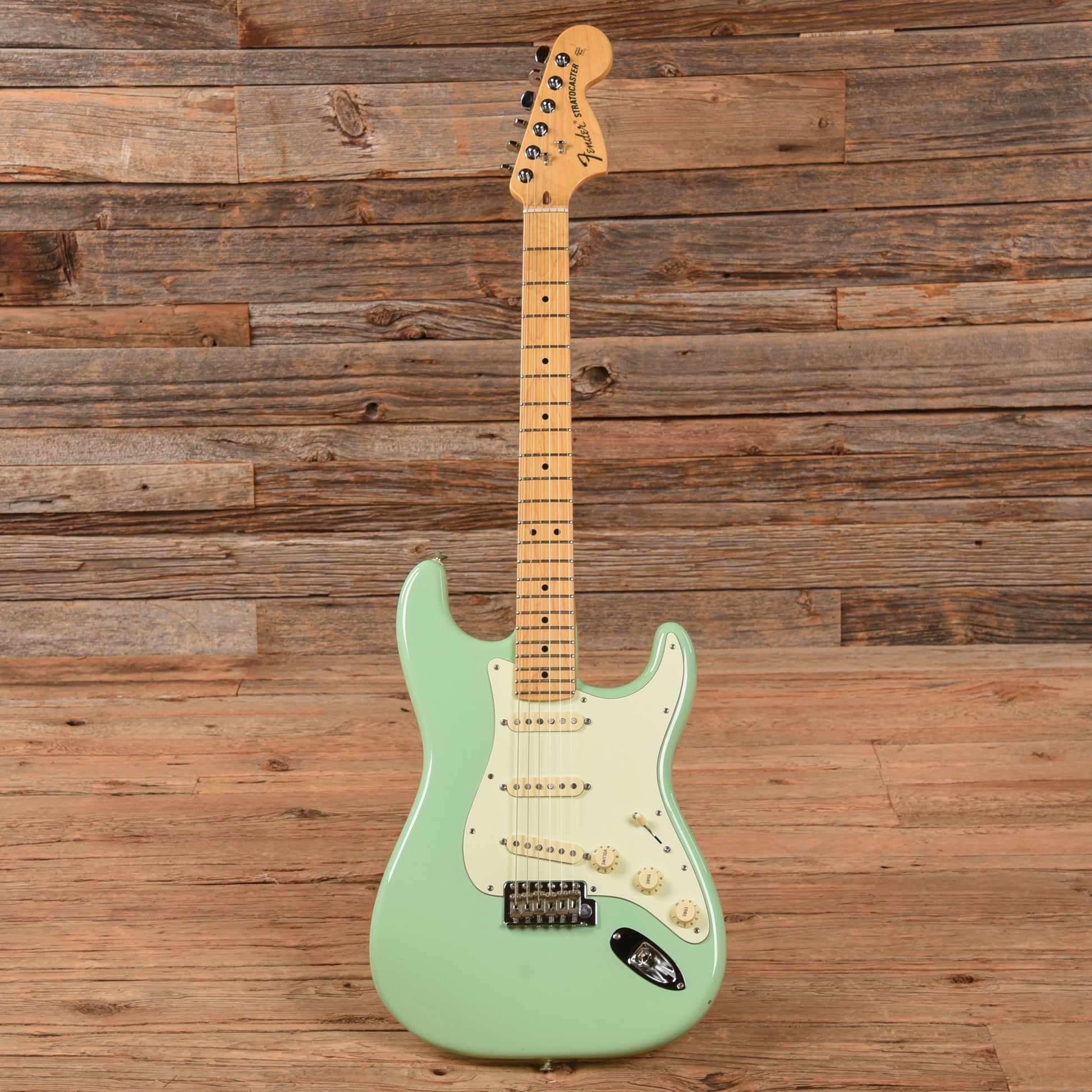 Fender American Special Stratocaster Surf Green 2013 Electric Guitars / Solid Body