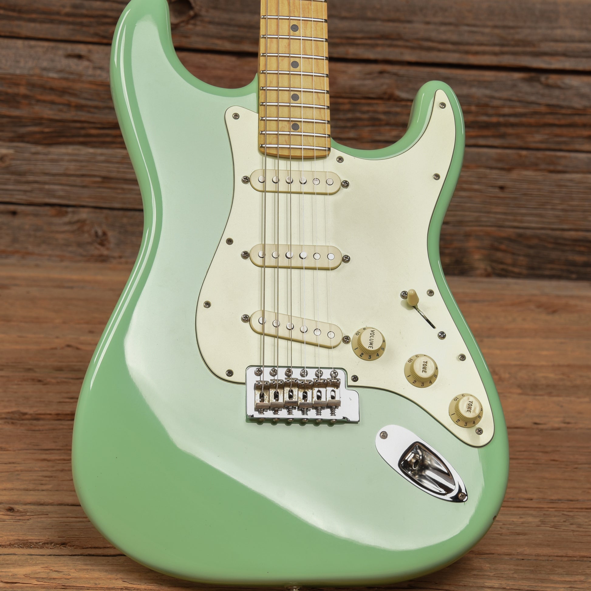 Fender American Special Stratocaster Surf Green 2013 Electric Guitars / Solid Body