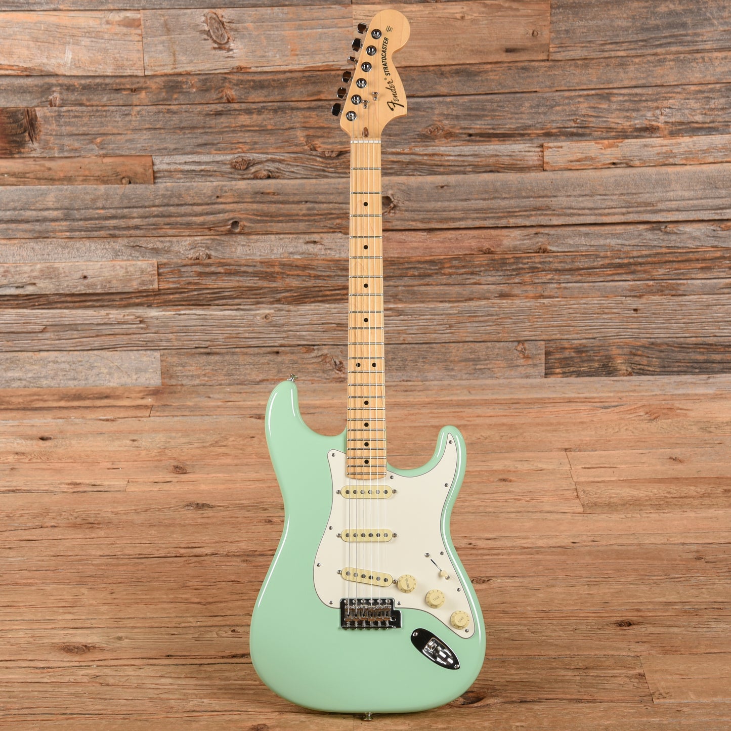 Fender American Special Stratocaster Surf Green 2015 Electric Guitars / Solid Body