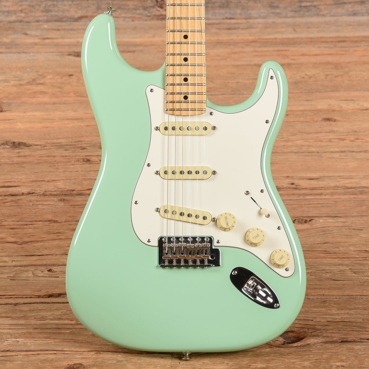 Fender American Special Stratocaster Surf Green 2015 Electric Guitars / Solid Body