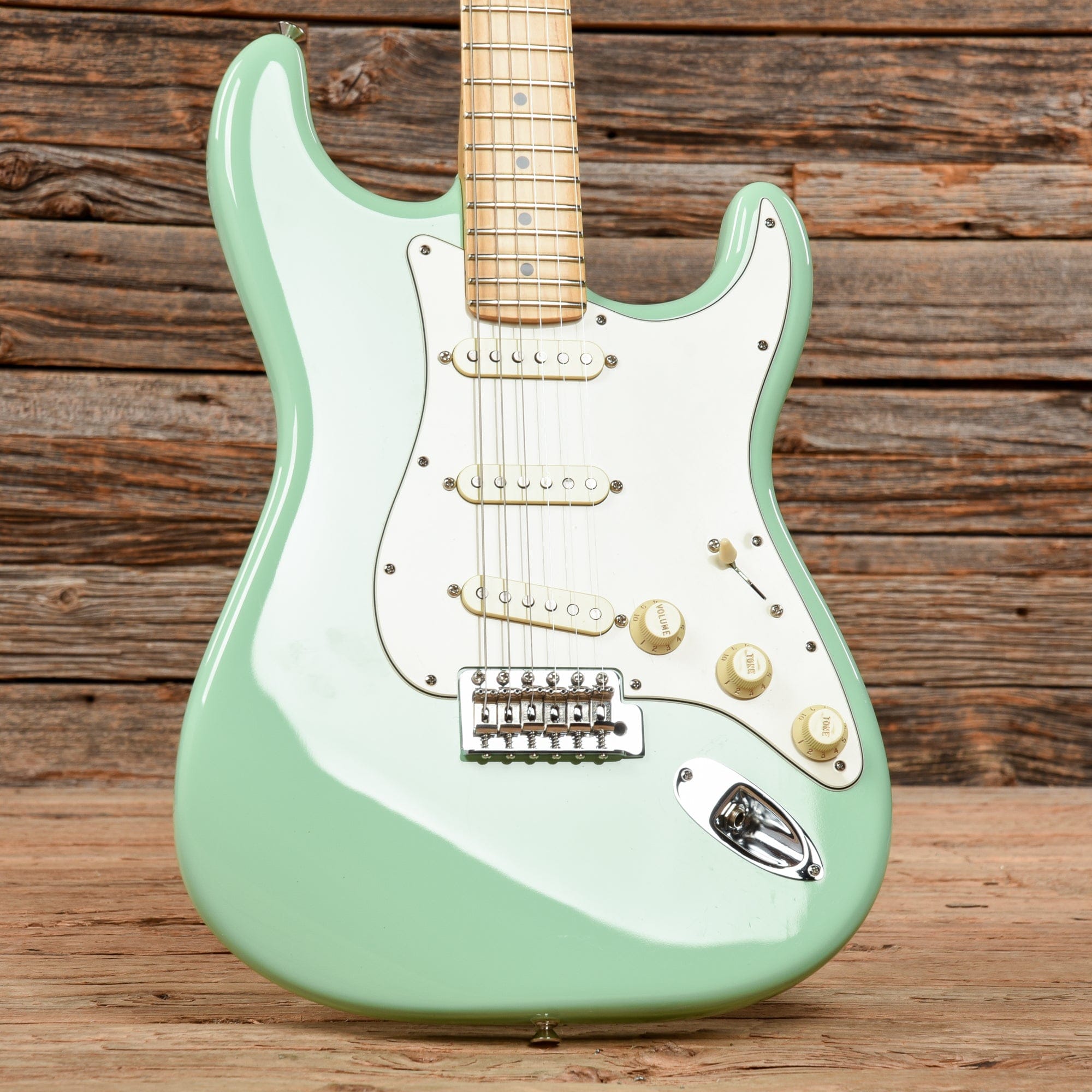 Fender American Special Stratocaster Surf Green 2015 Electric Guitars / Solid Body