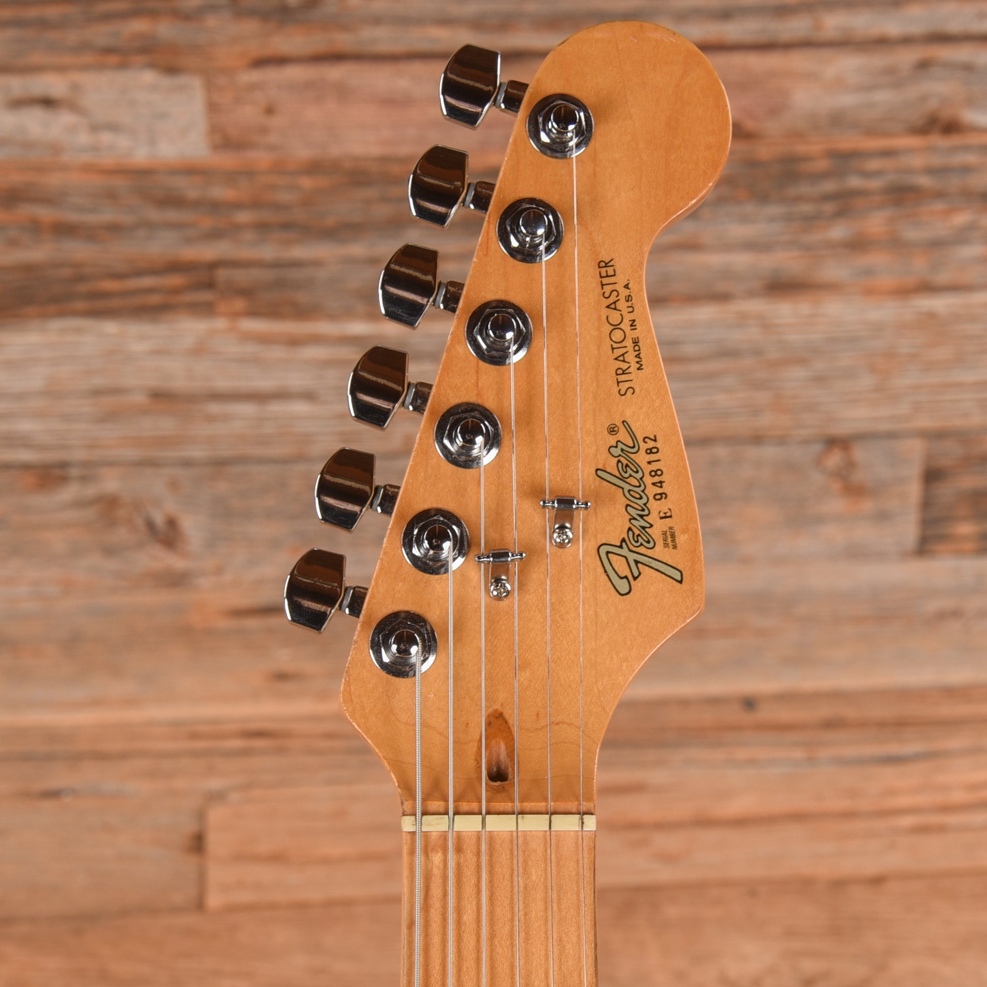 Fender American Standard Stratocaster Black 1989 Electric Guitars / Solid Body