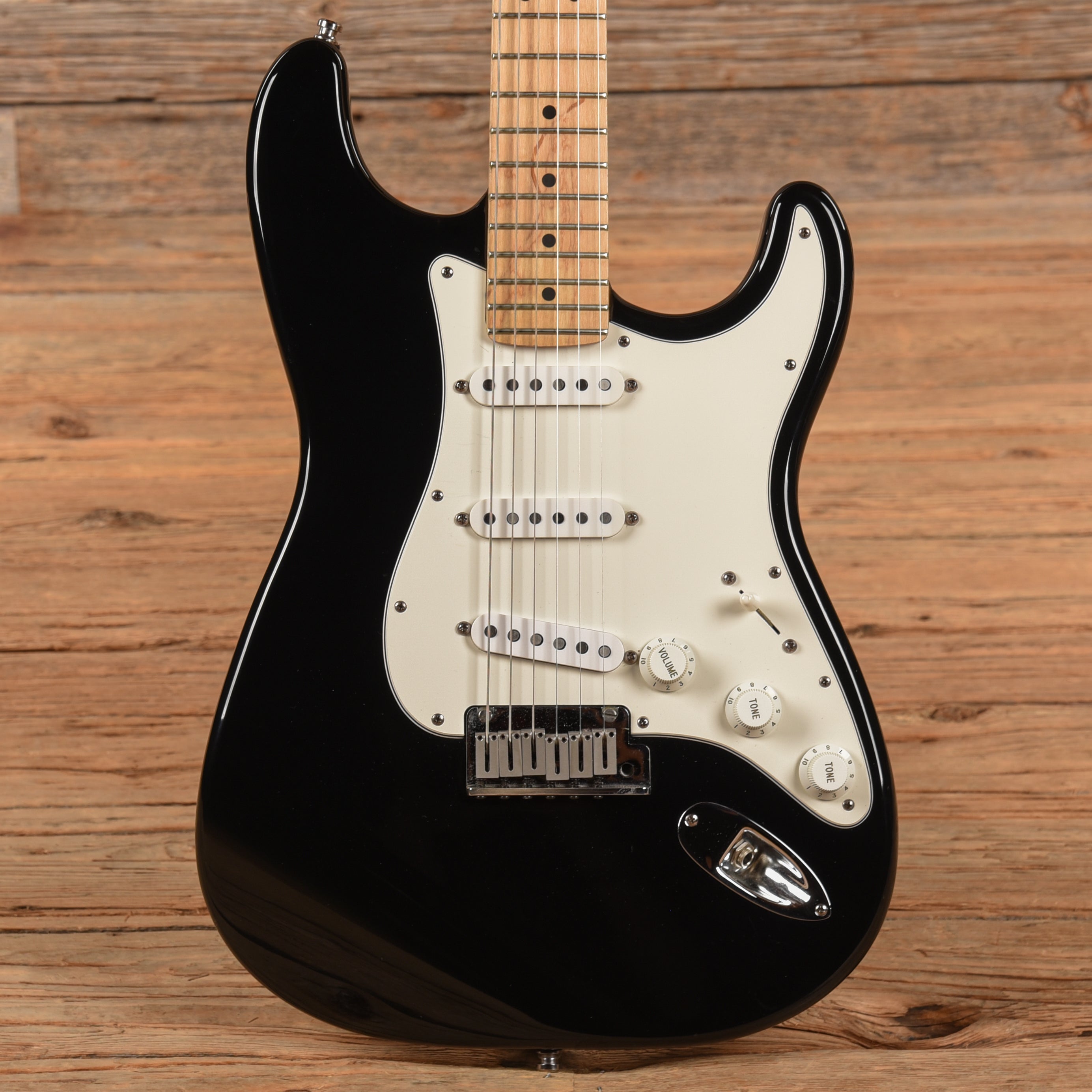 Fender American Standard Stratocaster Black 1991 Electric Guitars / Solid Body