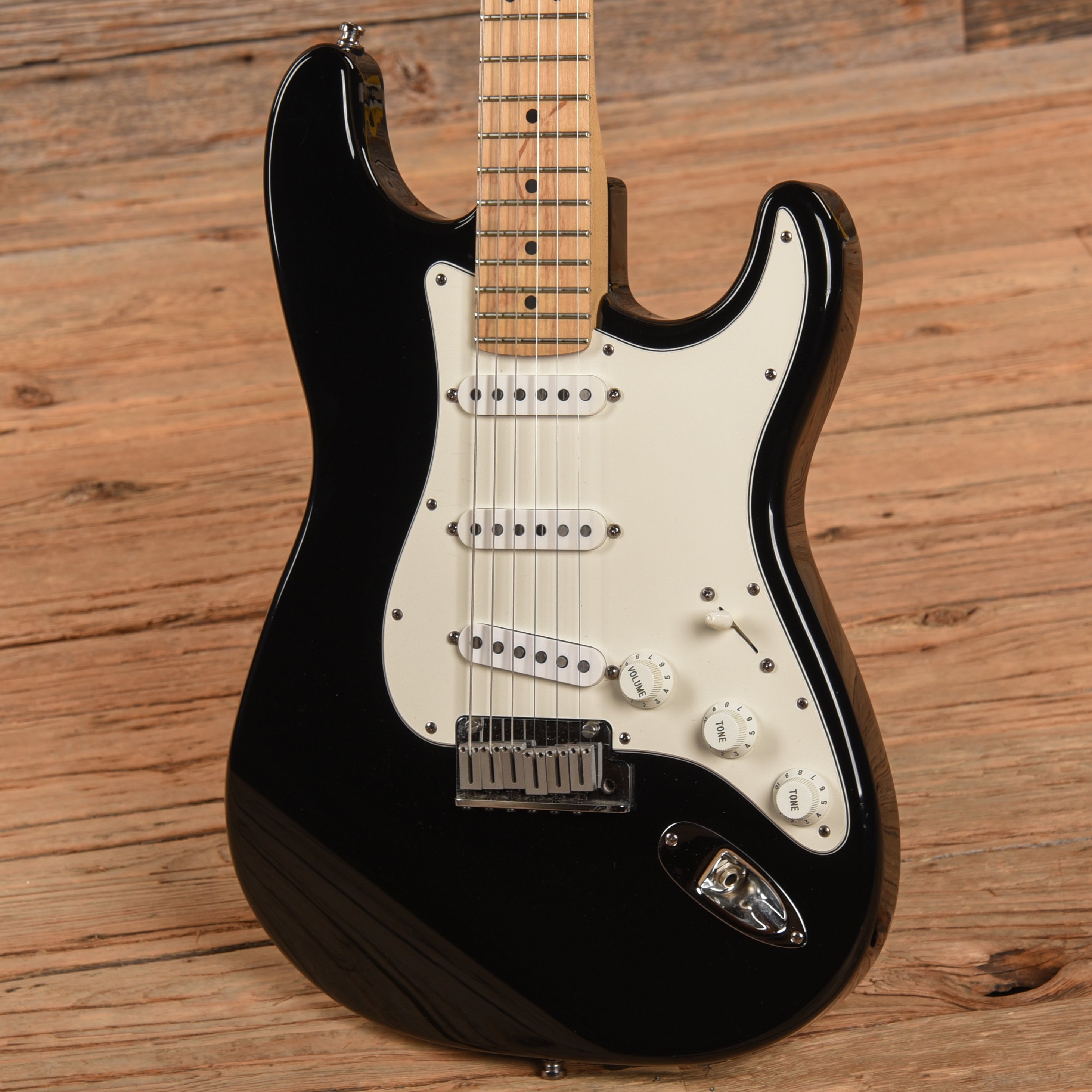 Fender American Standard Stratocaster Black 1991 Electric Guitars / Solid Body
