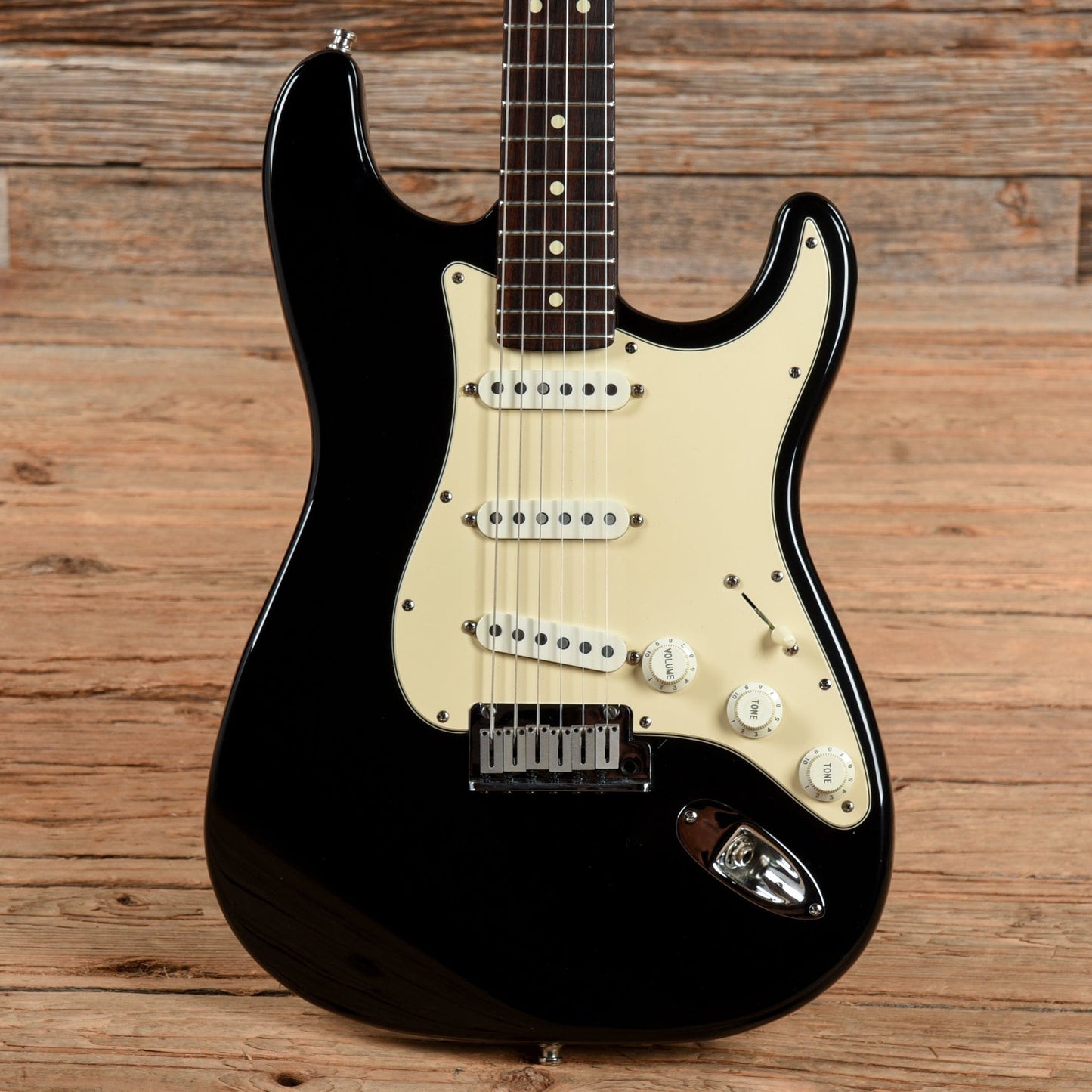 Fender American Standard Stratocaster Black 1994 Electric Guitars / Solid Body