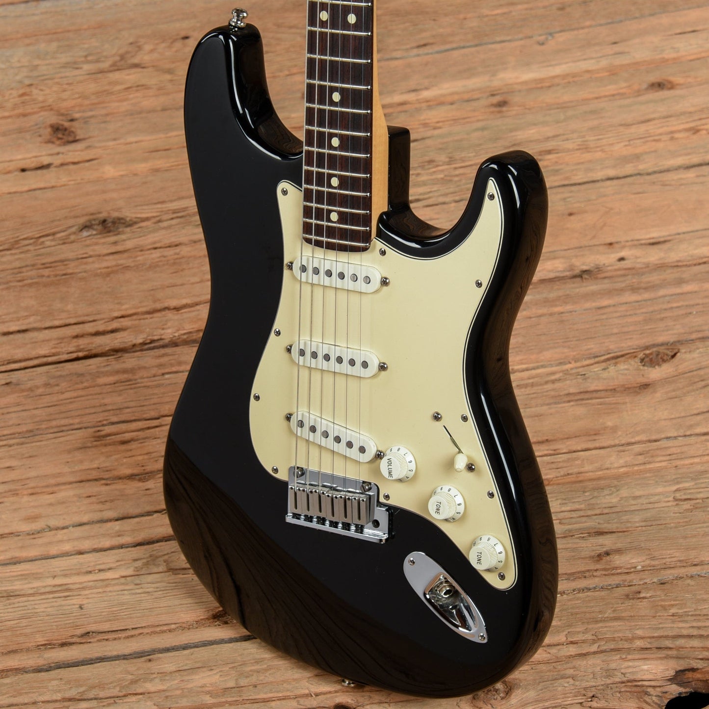 Fender American Standard Stratocaster Black 1994 Electric Guitars / Solid Body