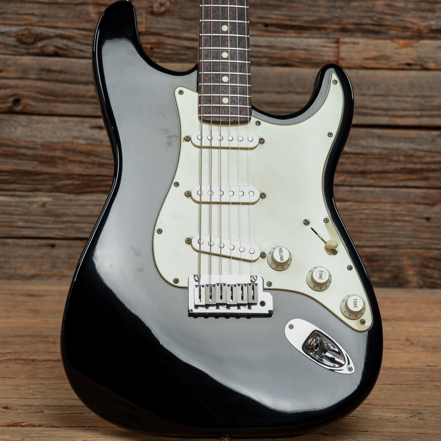 Fender American Standard Stratocaster Black 1994 Electric Guitars / Solid Body