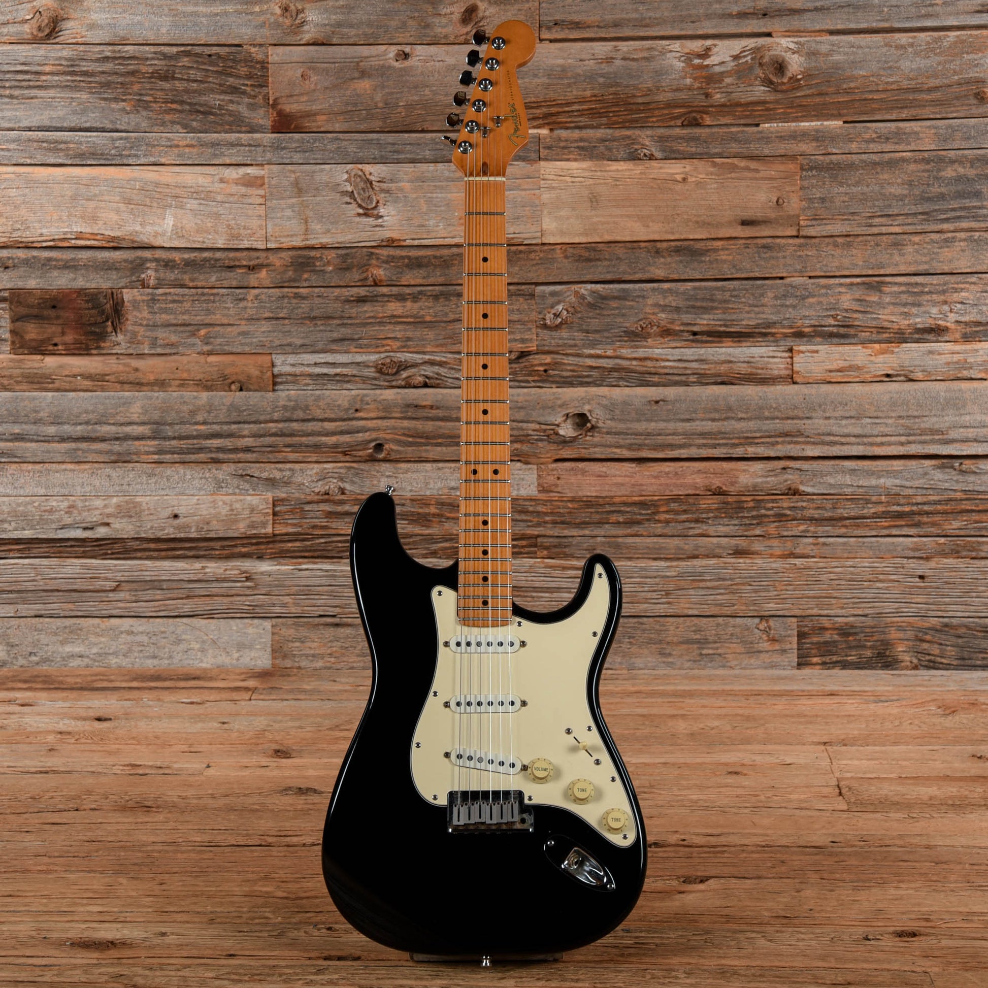 Fender American Standard Stratocaster Black 1996 Electric Guitars / Solid Body