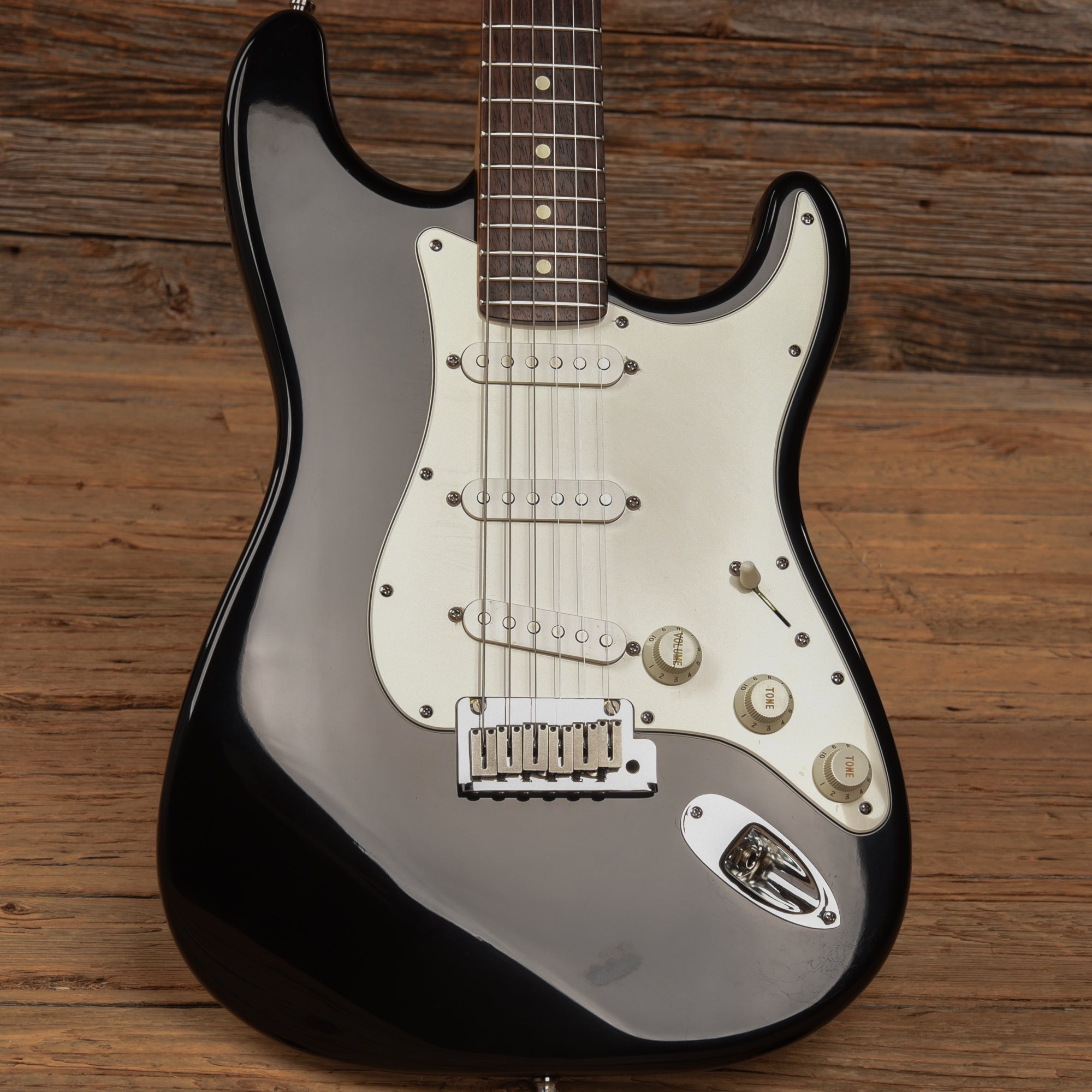 Fender American Standard Stratocaster Black 1997 Electric Guitars / Solid Body