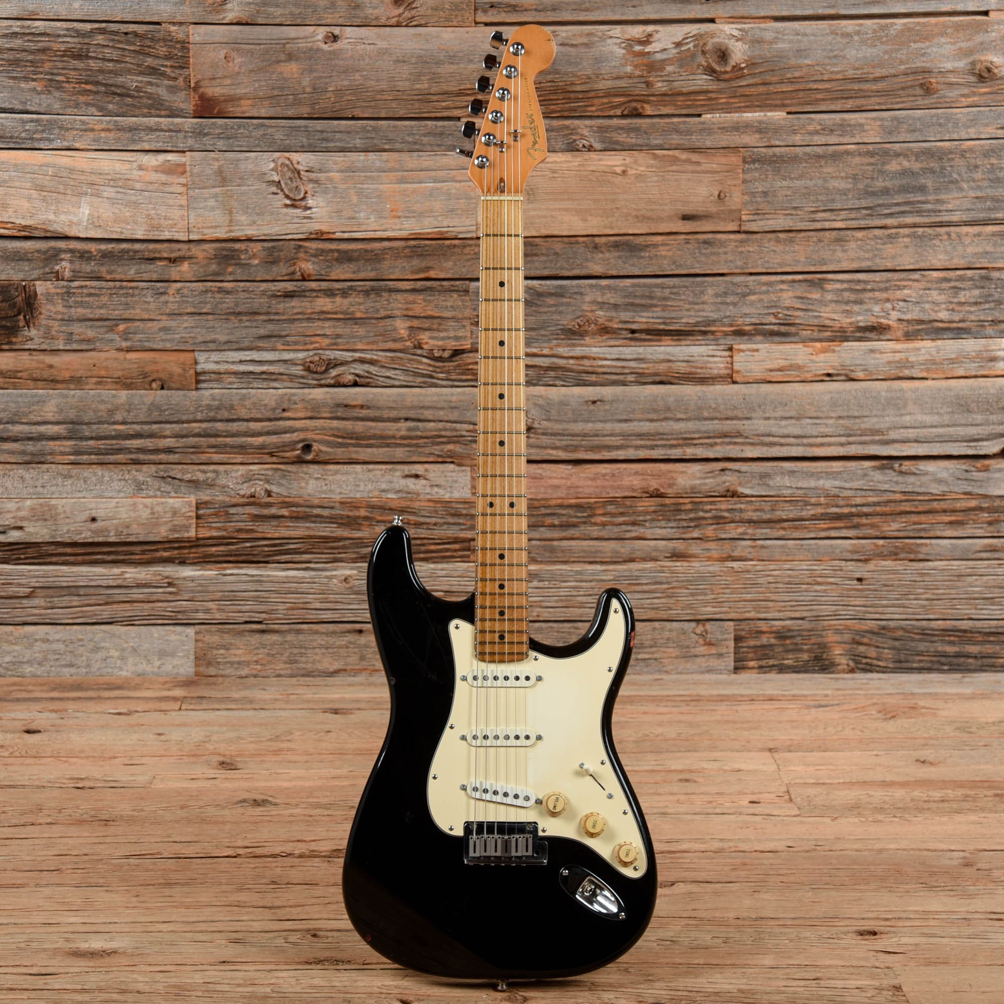 Fender American Standard Stratocaster Black 1998 Electric Guitars / Solid Body