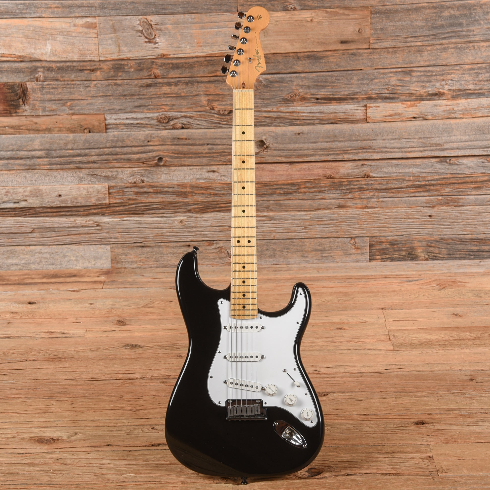 Fender American Standard Stratocaster Black 2000 Electric Guitars / Solid Body