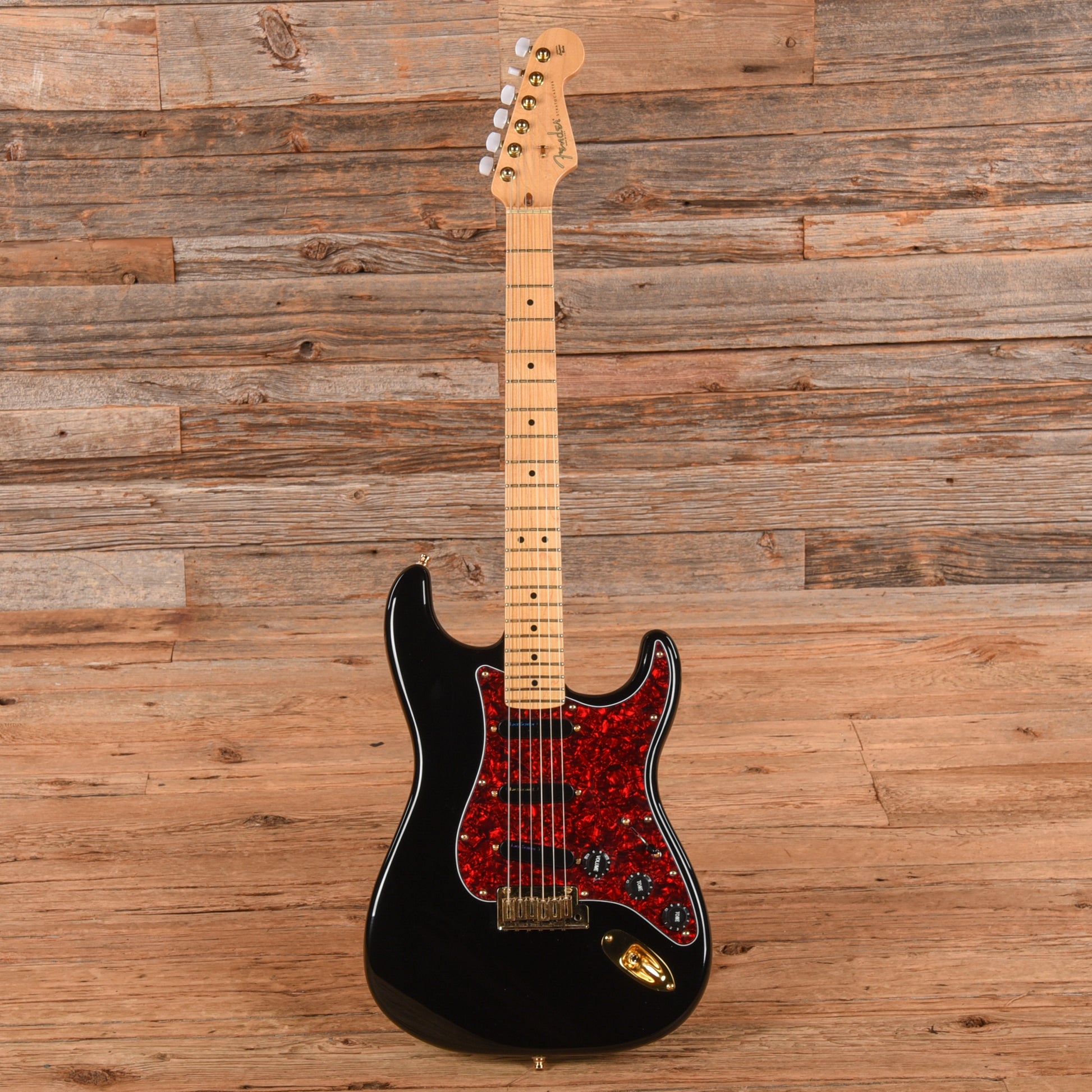 Fender American Standard Stratocaster Black 2010 Electric Guitars / Solid Body